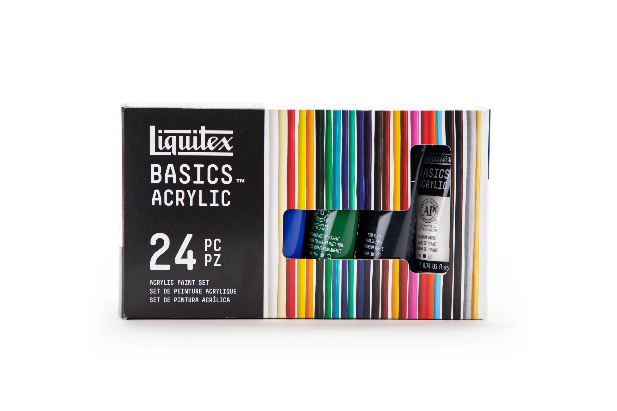 Boîtes de tubes de 22ml de peinture acrylique fine Basics Acrylic - Image 3