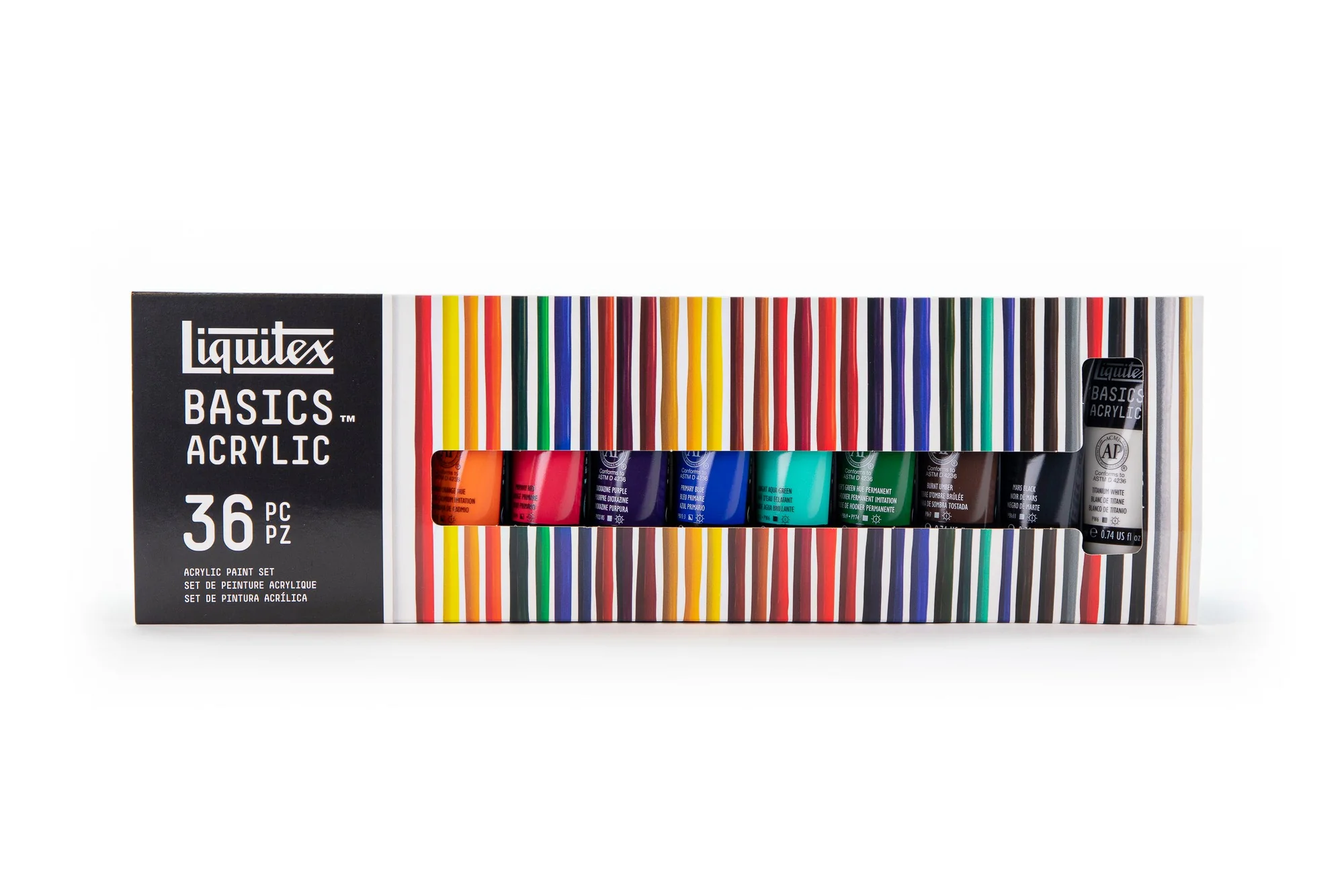 Boîtes de tubes de 22ml de peinture acrylique fine Basics Acrylic - Image 6