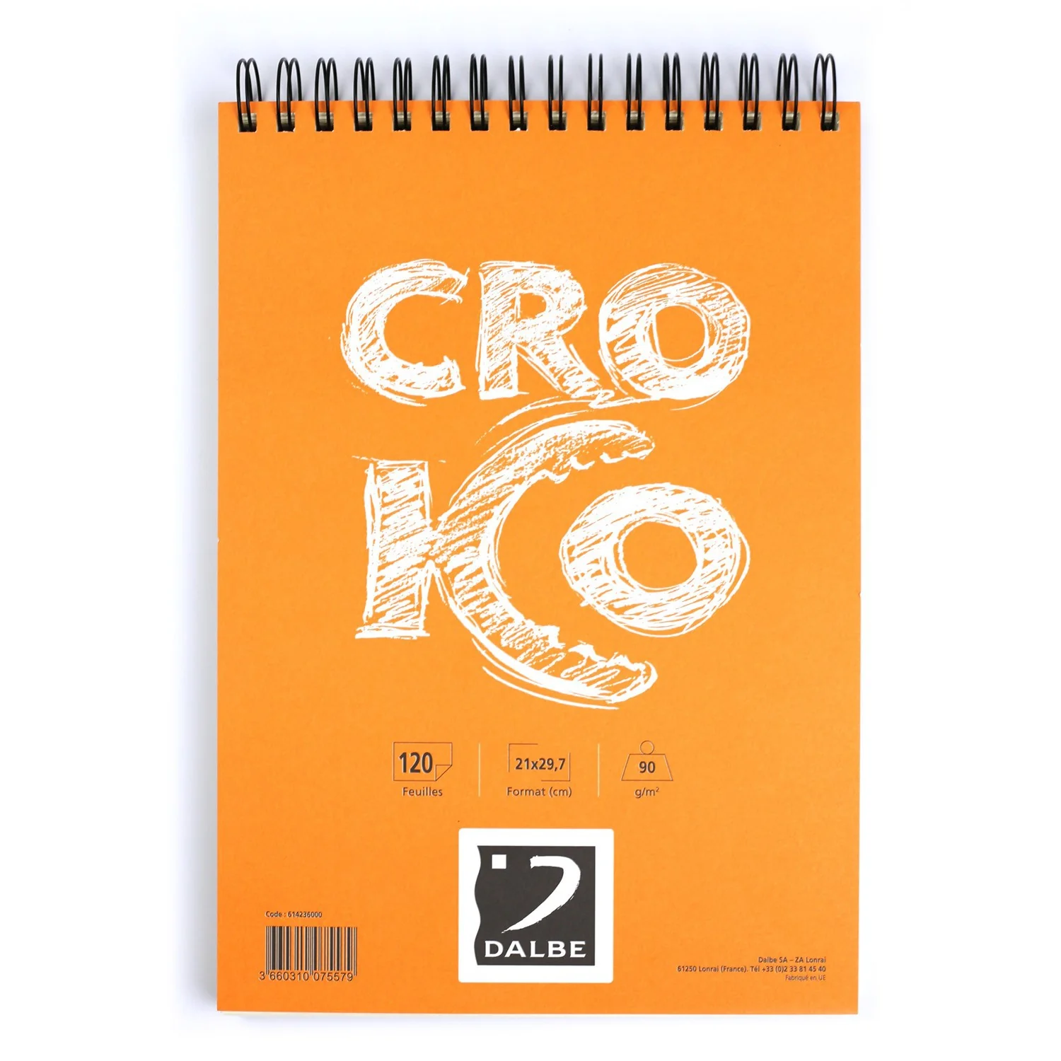 Album Croko spiralé 120 Feuilles, Papier Léger 90g/m², Idéal pour Croquis et Esquisses - Image 4