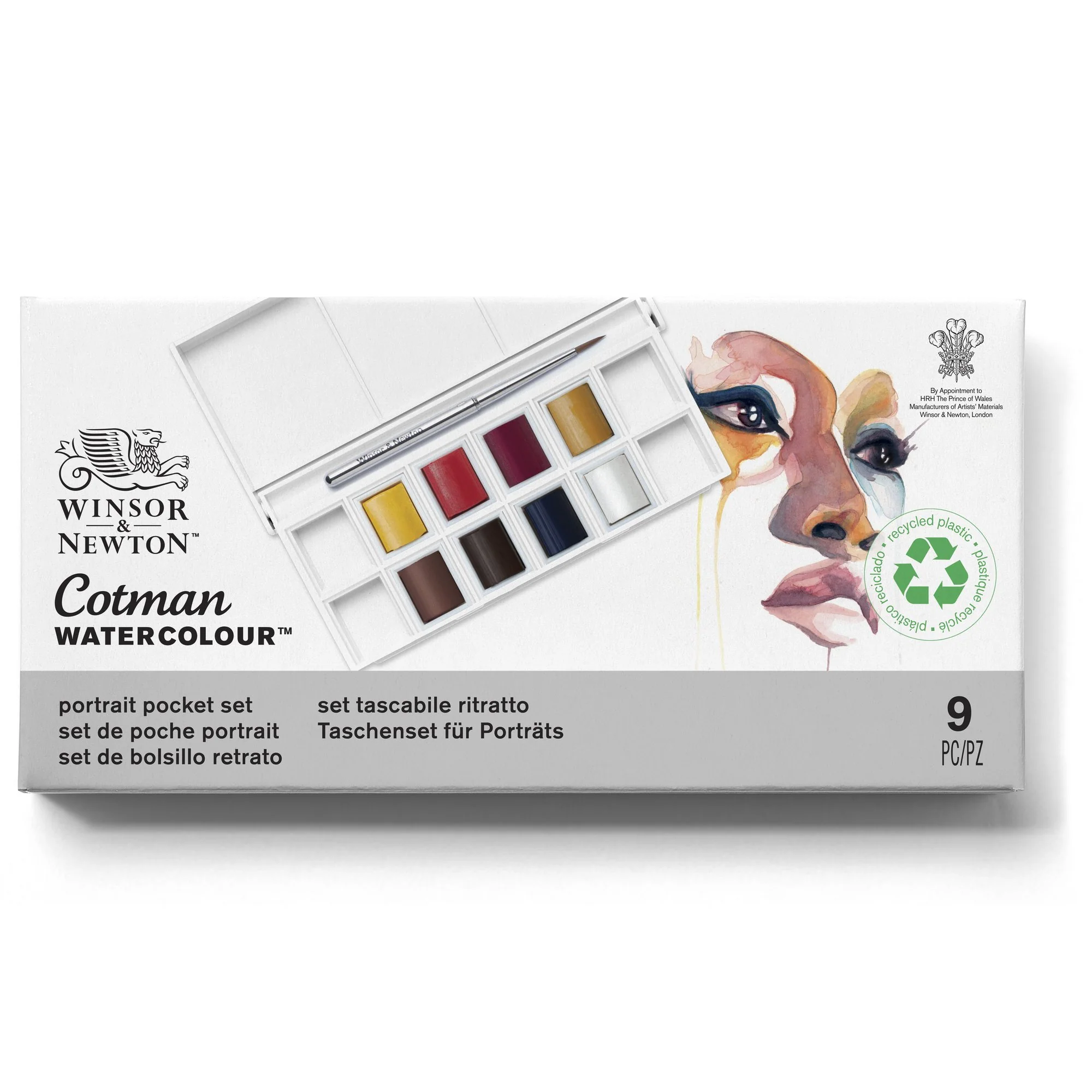 Peinture aquarelle Cotman Winsor & Newton 8 1/2 godets "Portrait" - Image 11