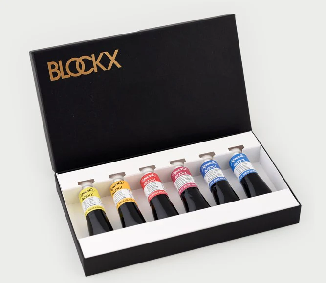 Aquarelle Extra-fine Blockx - Set 6 x 15ml couleurs primaires - Image 2