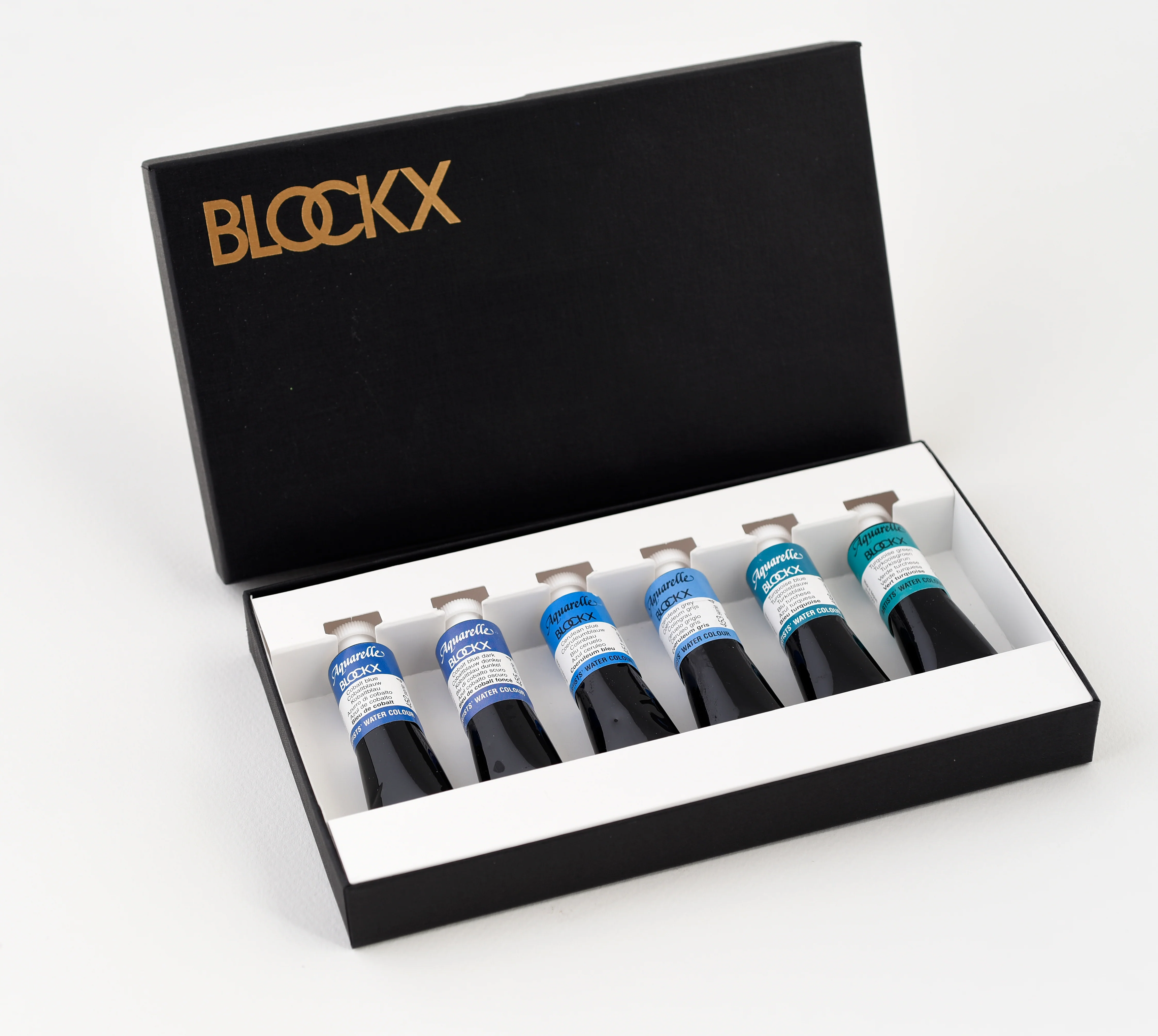 Aquarelle Extra-fine Blockx - Set 6 x 15ml couleurs cobalts - Image 2