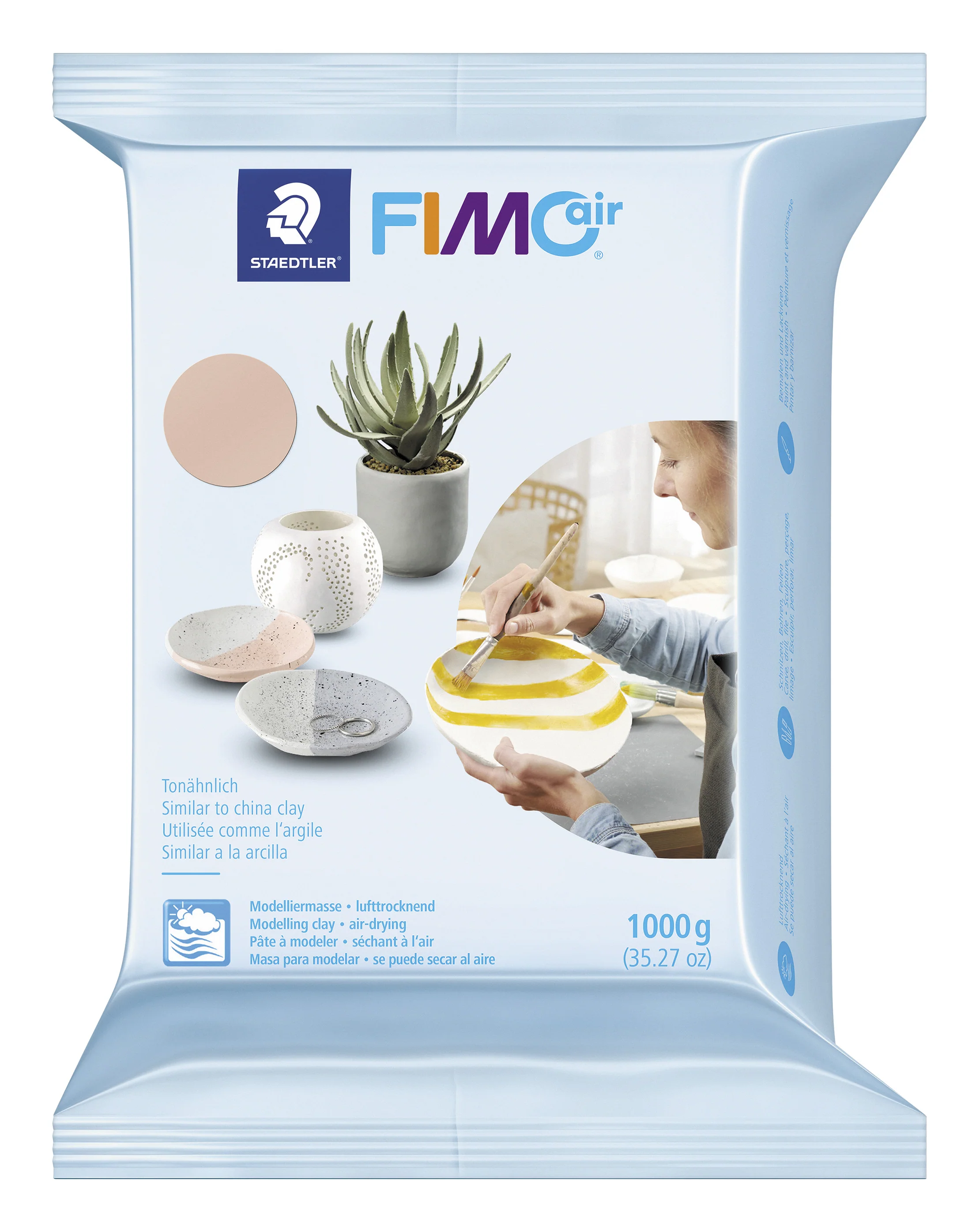 Argile polymère Fimo® Air Rose pâle nude - Image 4