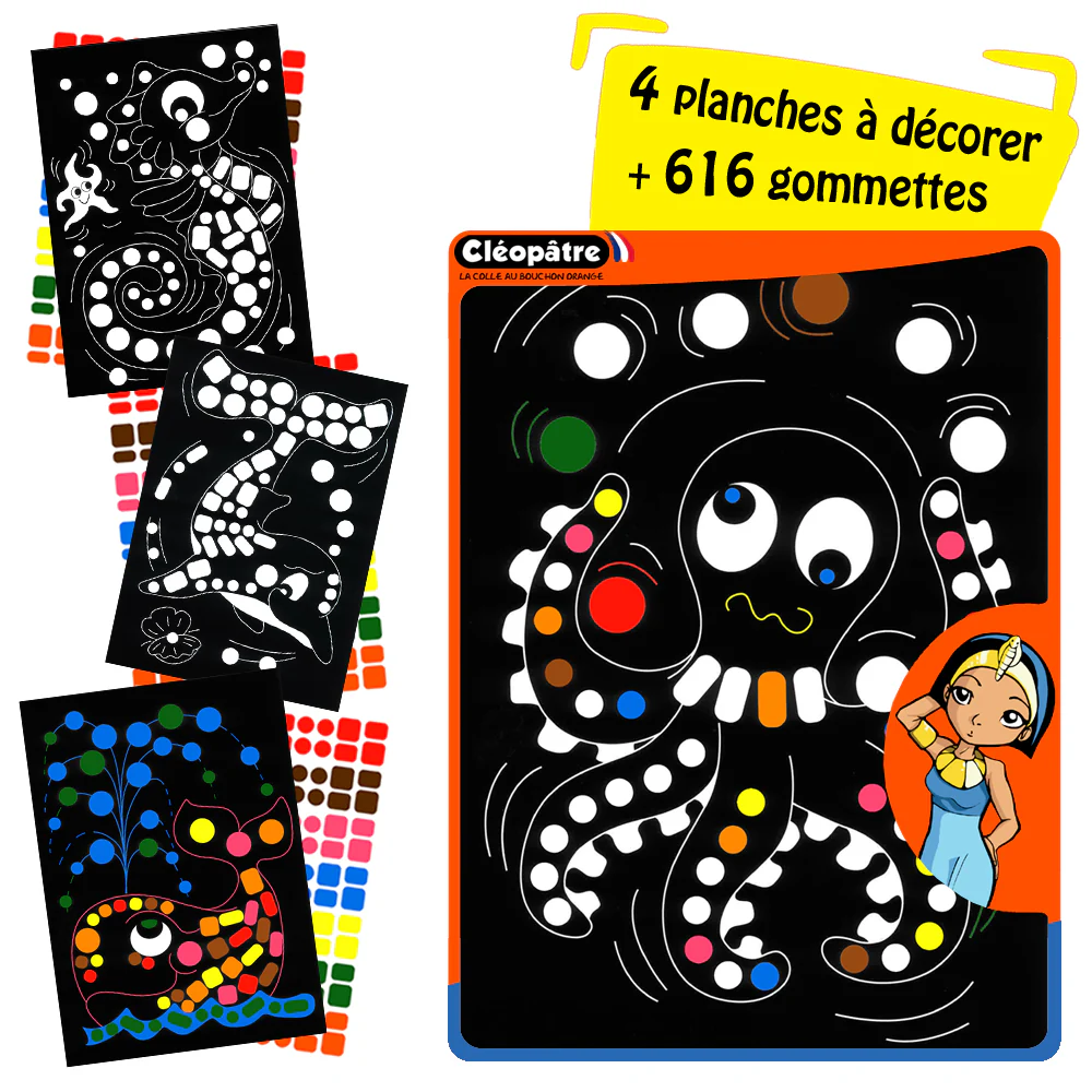 Atelier gommettes - 4 thèmes