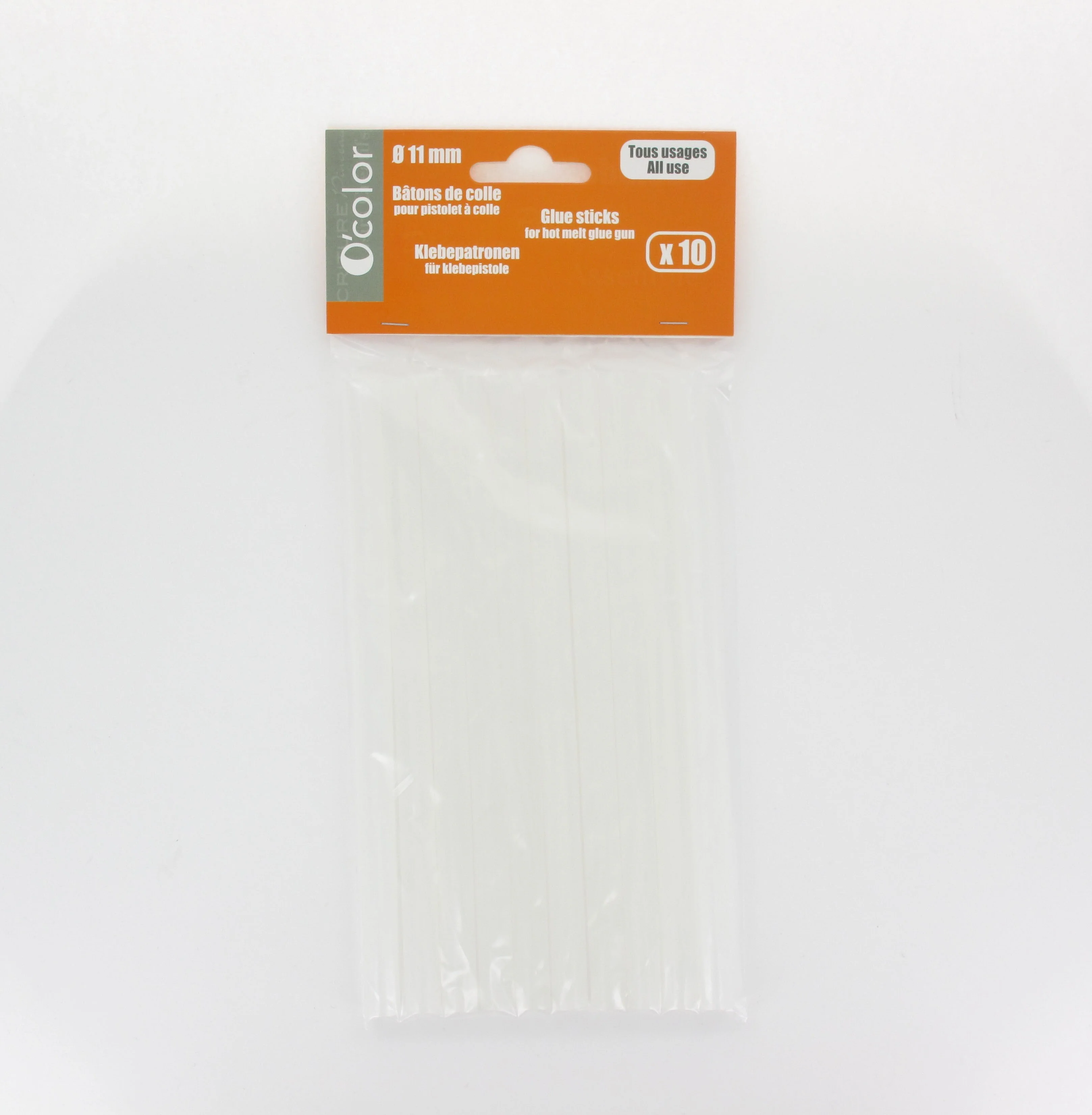 Bâton de colle pour pistolet O'color 11mm x 200mm