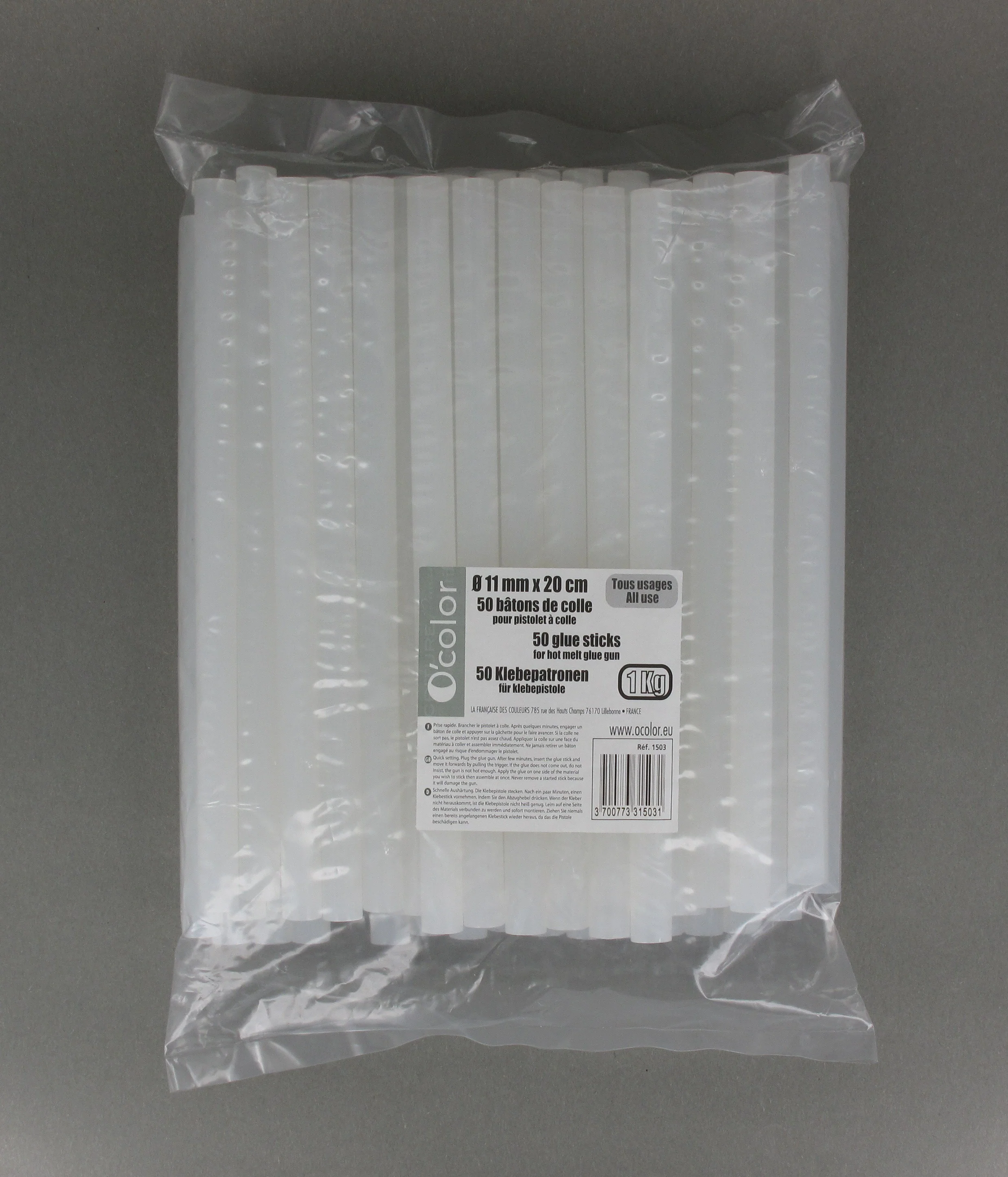 Bâton de colle pour pistolet O'color 11mm x 200mm - Image 2