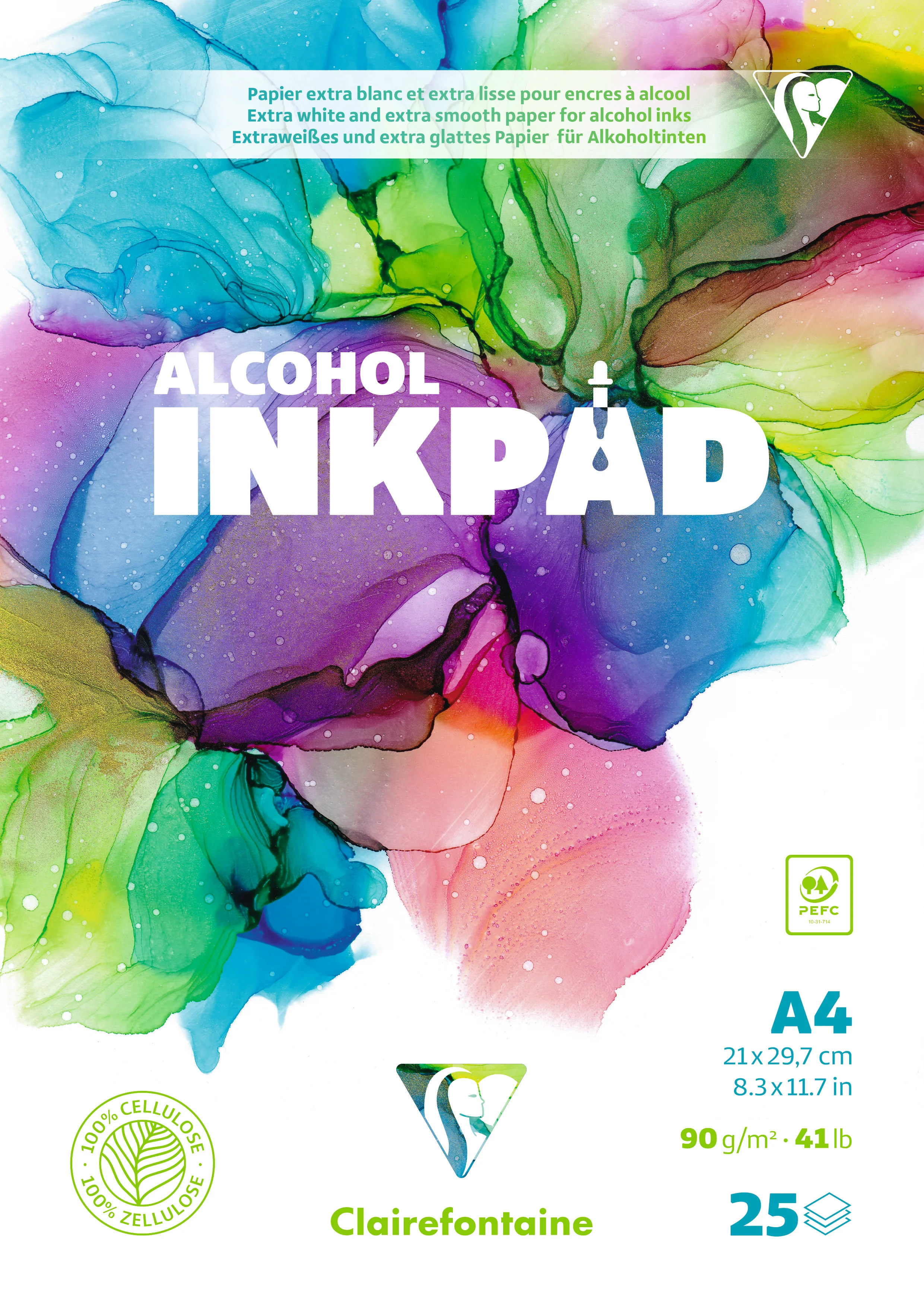 Bloc Alcohol Inkpad - 25 feuilles - 90gr/m² - Image 2