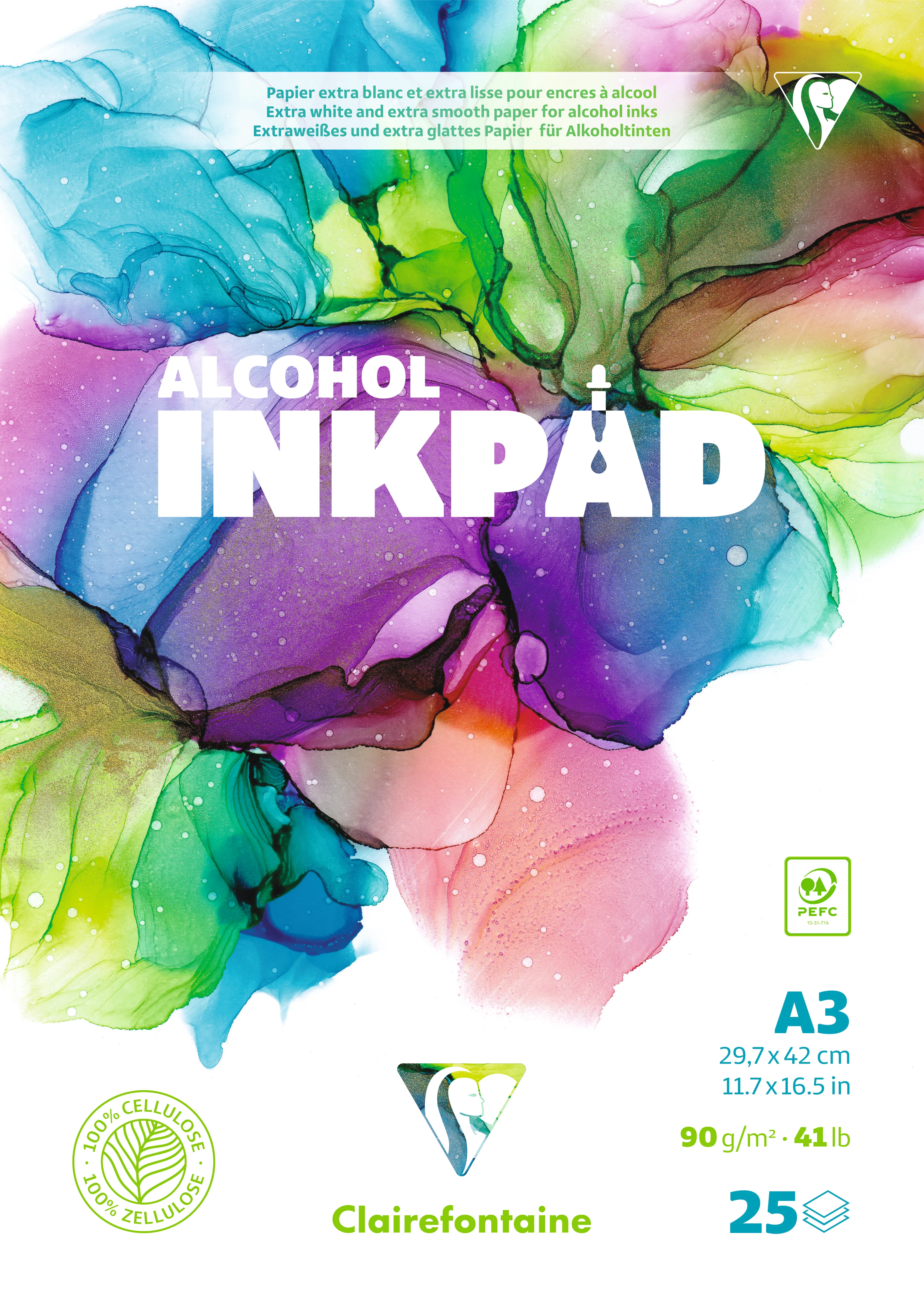 Bloc Alcohol Inkpad - 25 feuilles - 90gr/m² - Image 3
