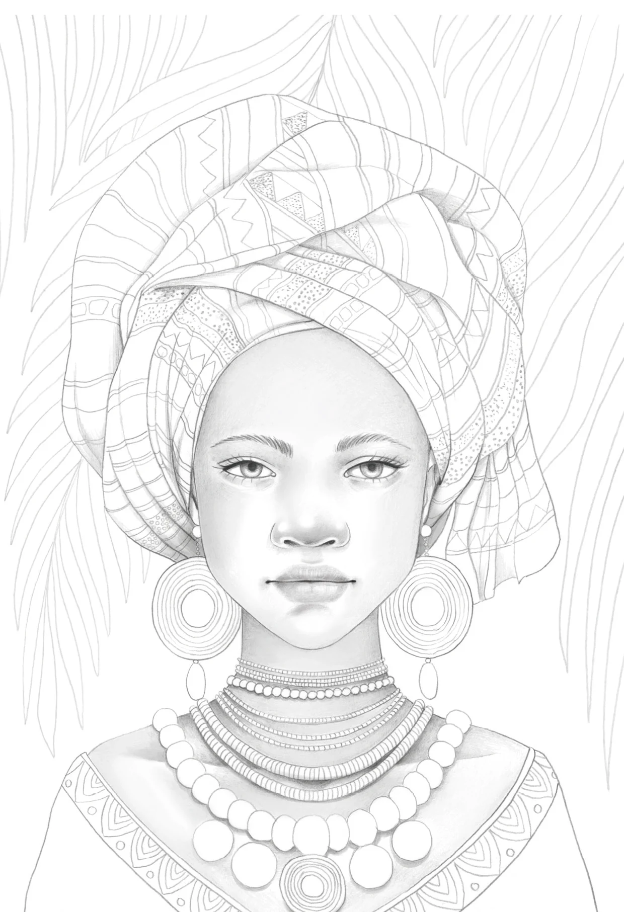 Bloc de coloriage multi-techniques de 20 feuilles A4 250g, Les femmes - Image 5