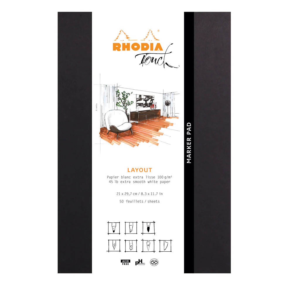 Bloc Marker Pad Rhodia Touch 100g/m² - Image 3