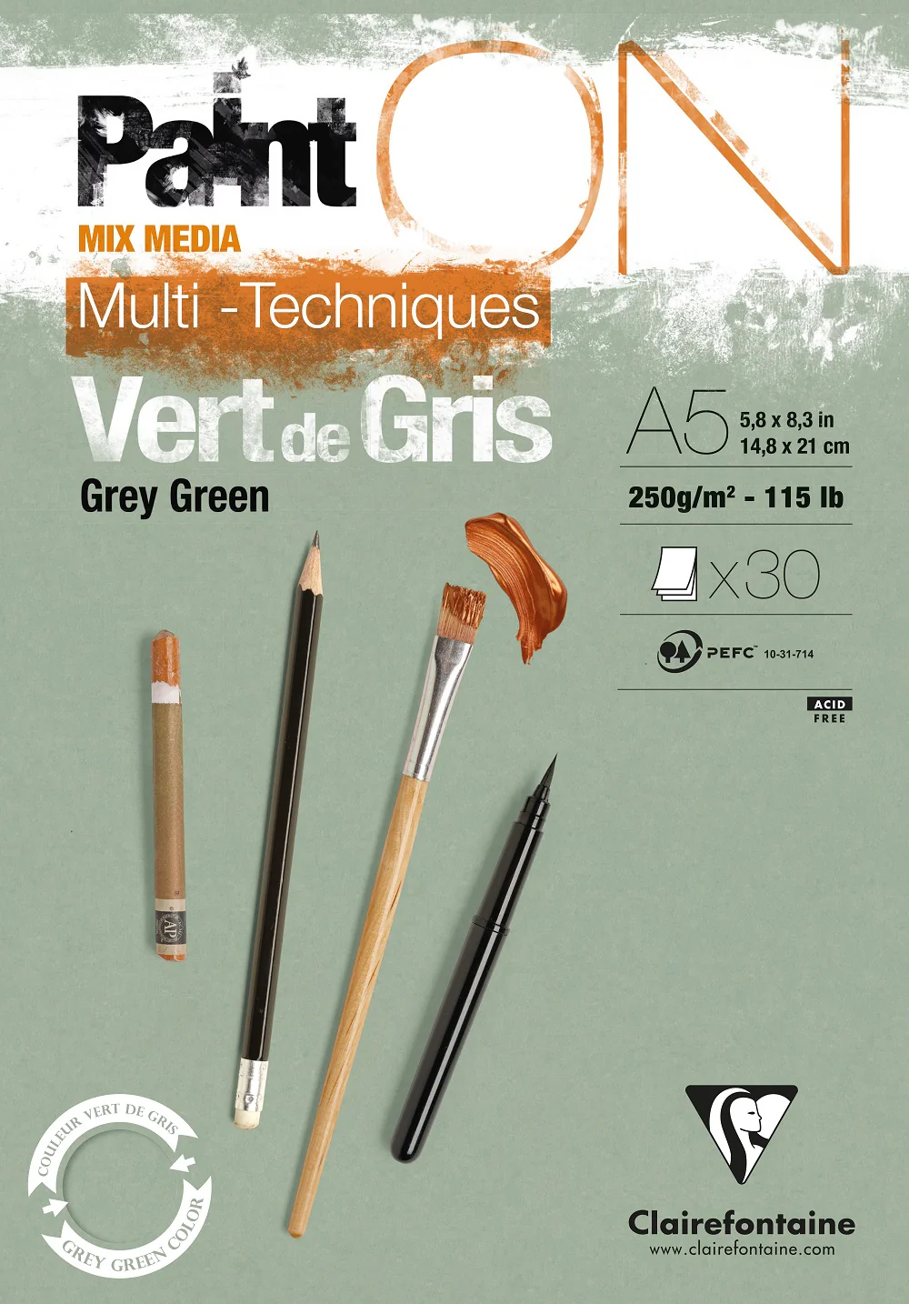 Bloc Paint on encollé Vert de gris - Image 3