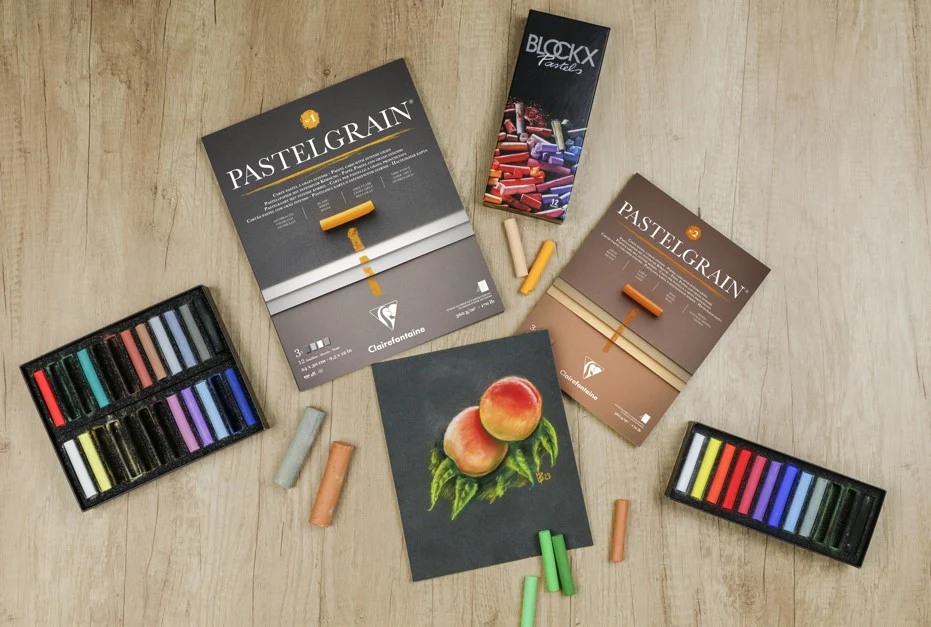 Bloc PastelGrain n°1 - 12 feuilles - 360gr - Assortiment teintes grises - 3 formats - Image 4
