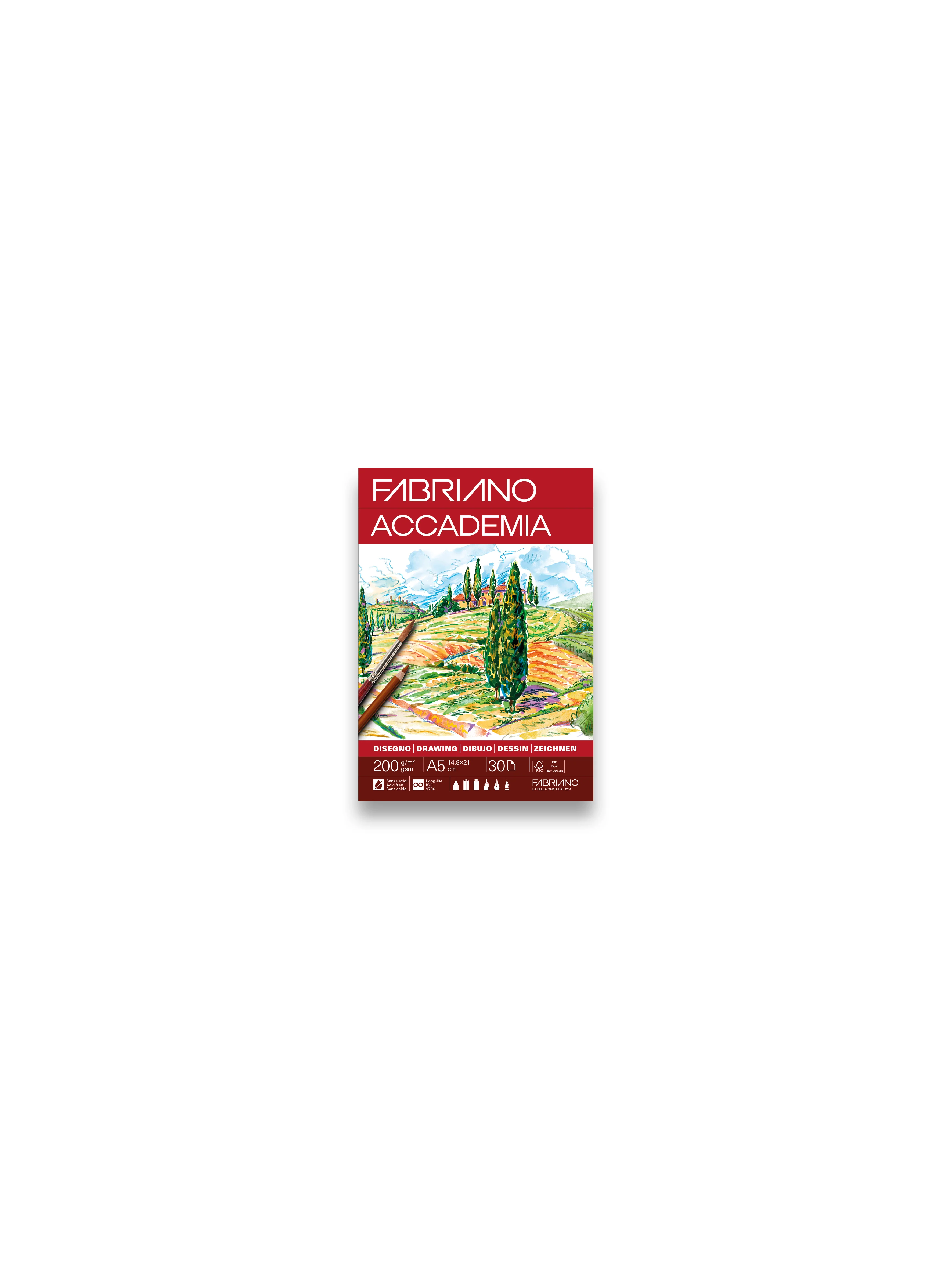 Blocs papier dessin Accademia 30 feuilles - 200g/m² - Image 3