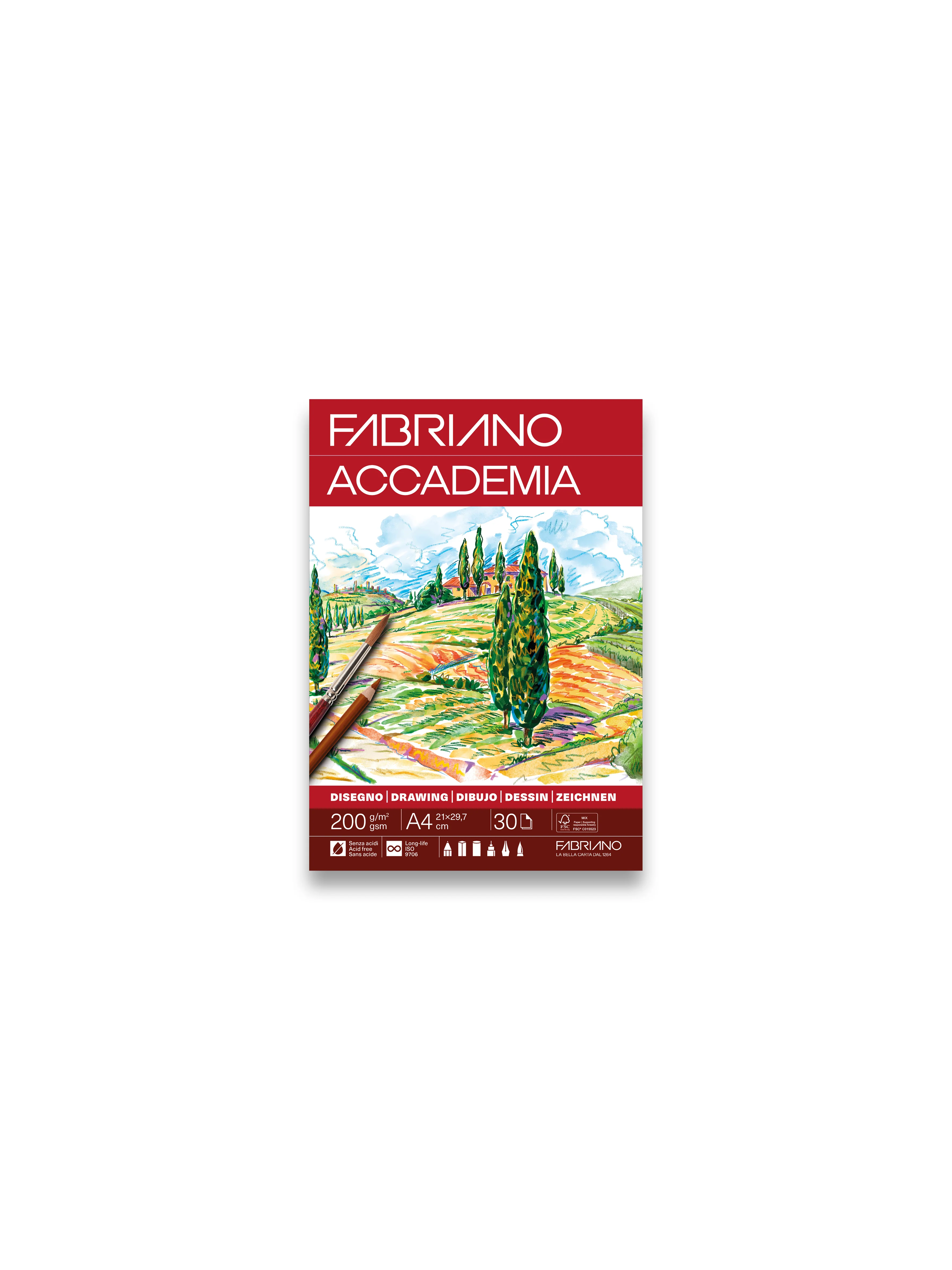 Blocs papier dessin Accademia 30 feuilles - 200g/m² - Image 4