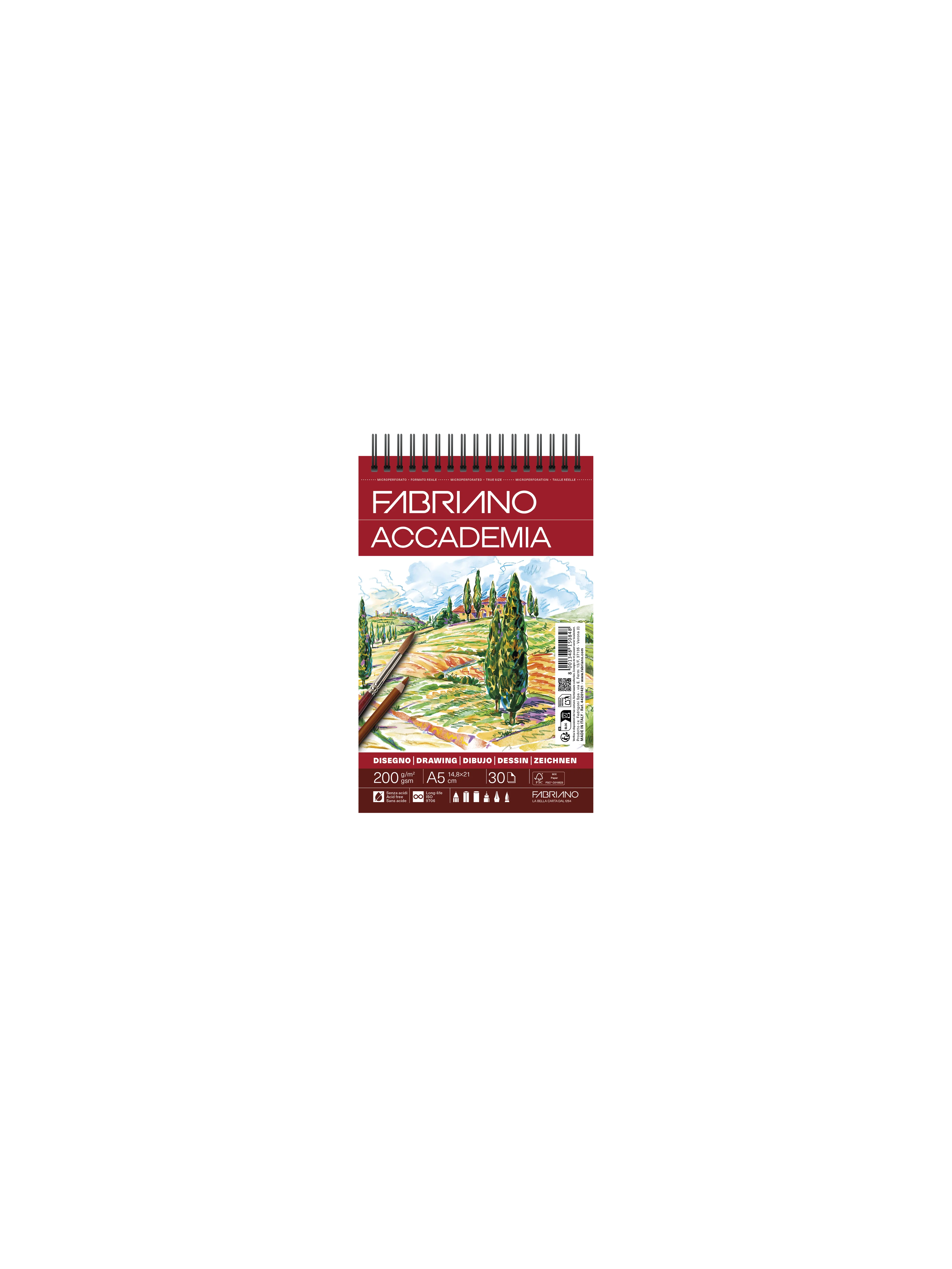 Blocs papier dessin Accademia 30 feuilles - 200g/m² - Image 6