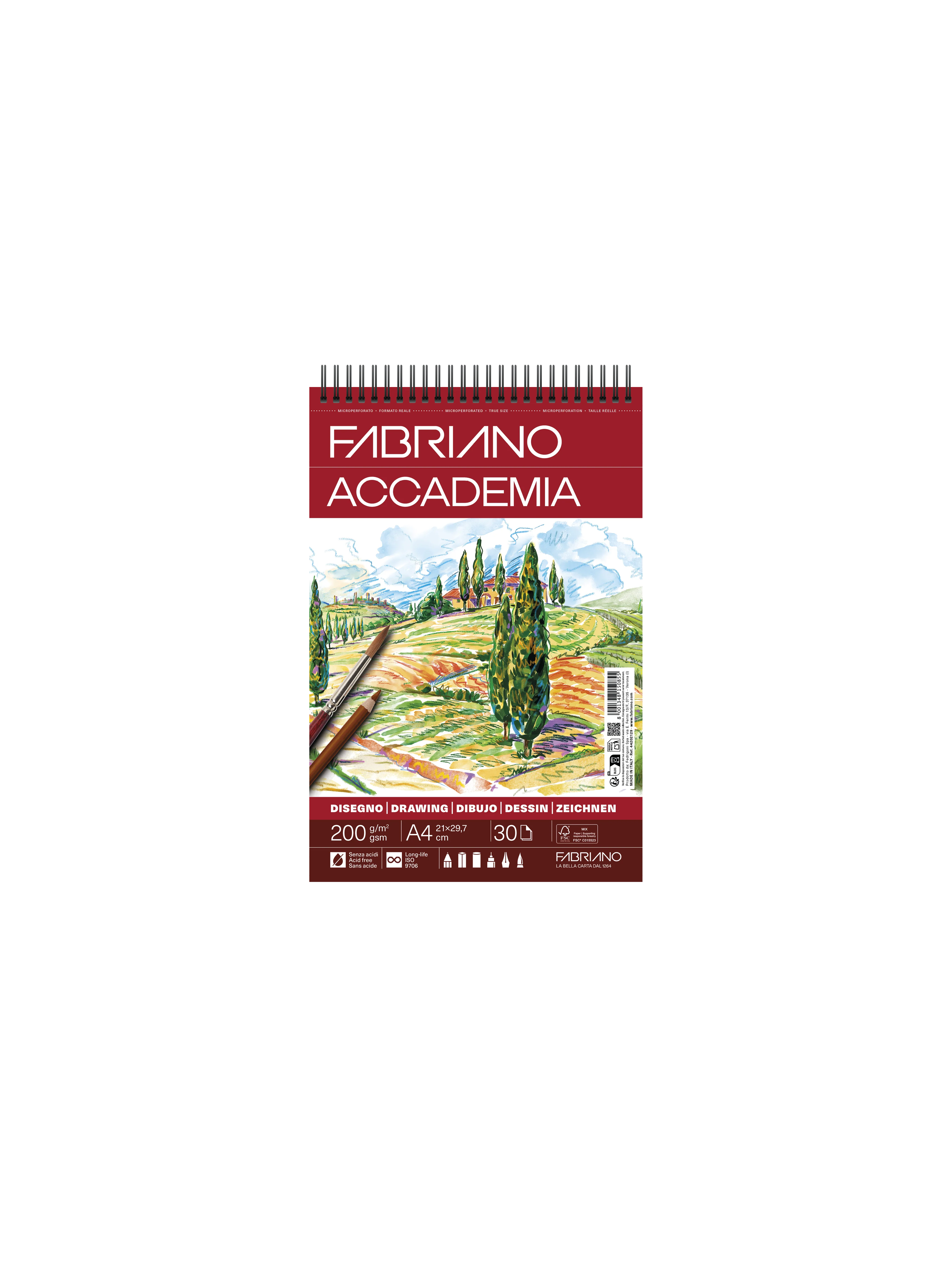 Blocs papier dessin Accademia 30 feuilles - 200g/m² - Image 7