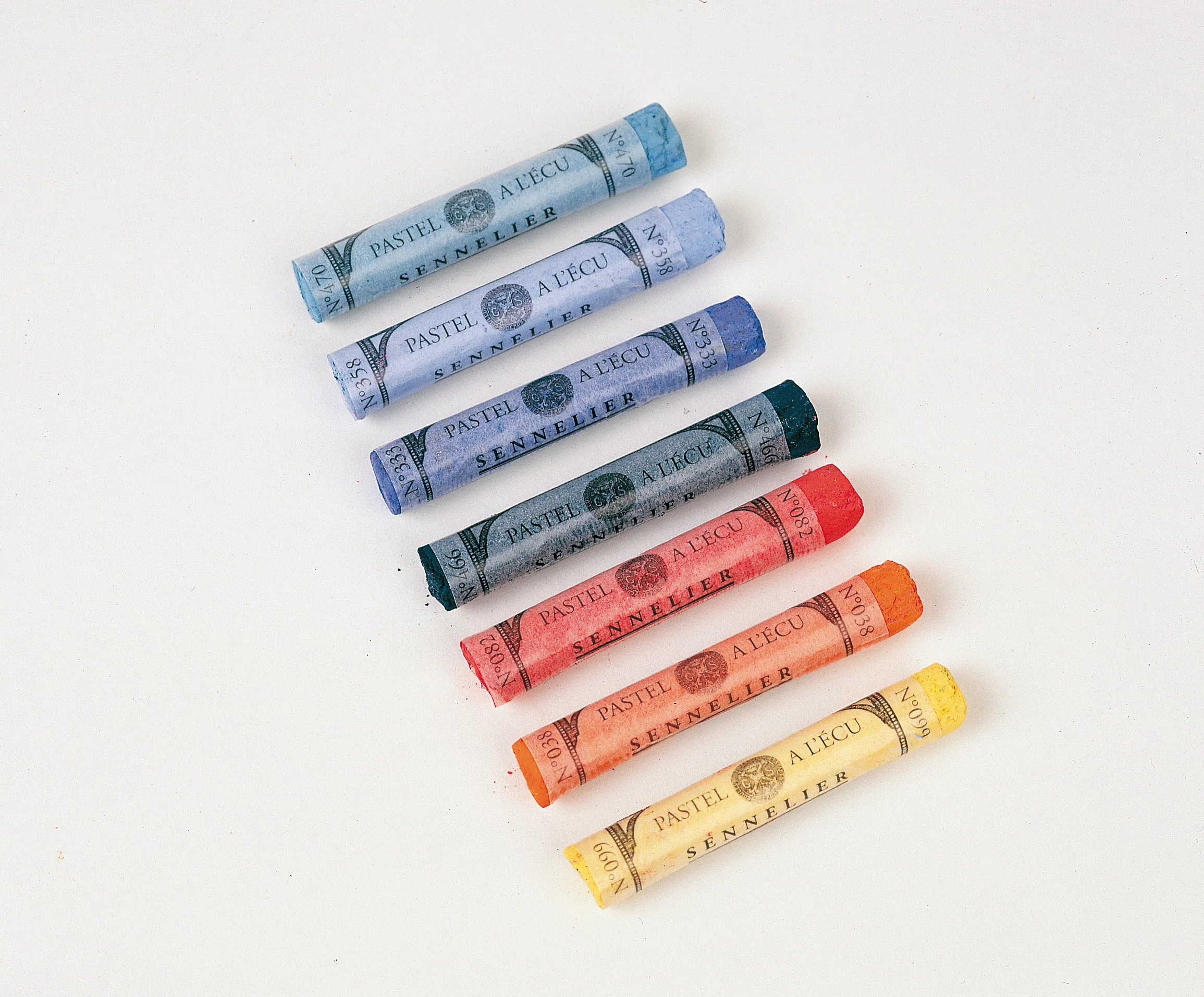 Boîte carton 12 pastels écu Initiation - Image 2
