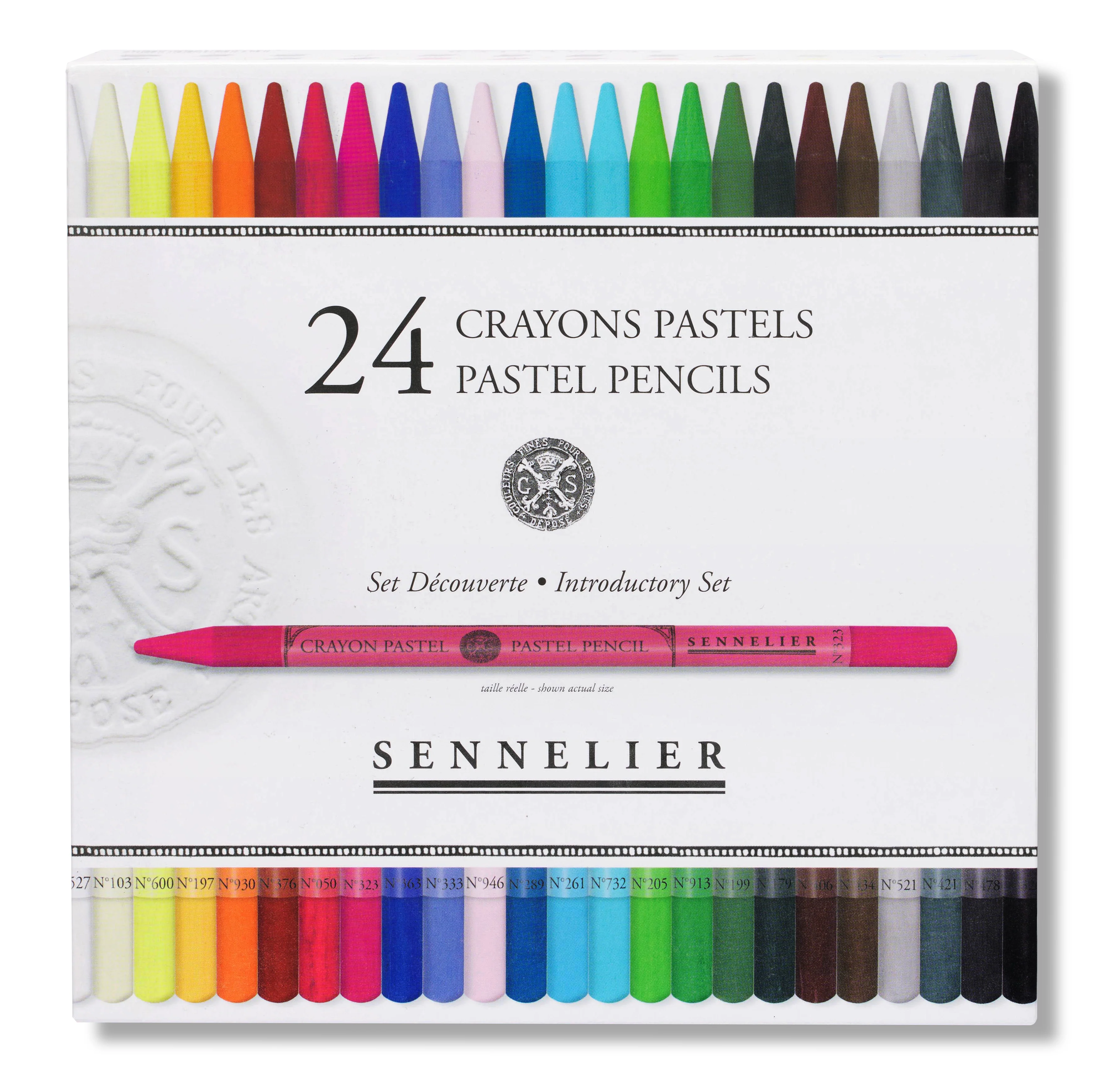 Boîte de 24 crayons pastel assortis - Image 2