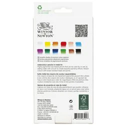 Boîte métal de 12 crayons couleurs aquarellables - Image 4