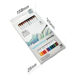 Boîte métal de 12 crayons couleurs aquarellables - Image 5