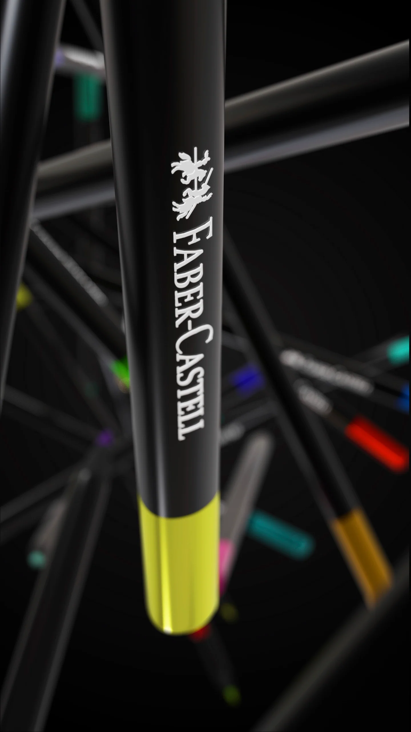 Boîte métal de 24 Crayons de couleurs Black Edition - Image 5
