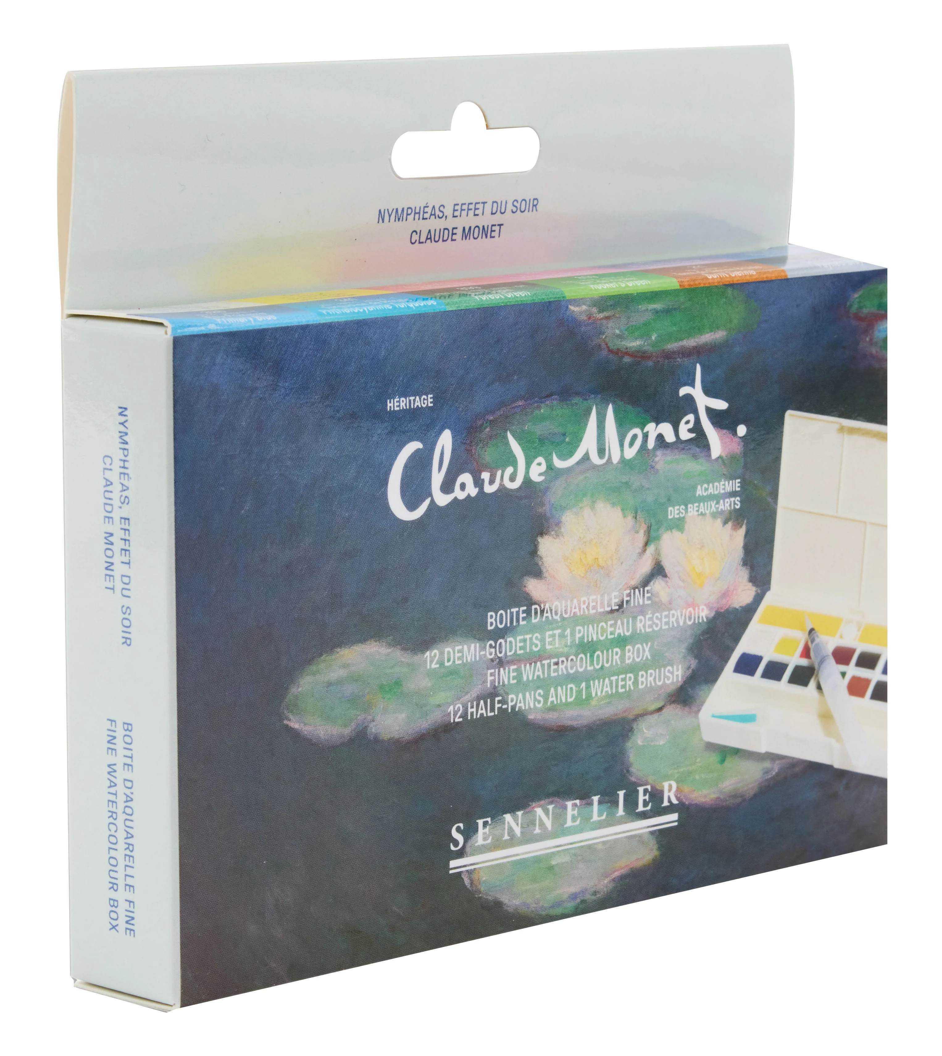 Boîte Petite Aquarelle Fine 12 1/2 godets MONET - Sennelier - Image 4