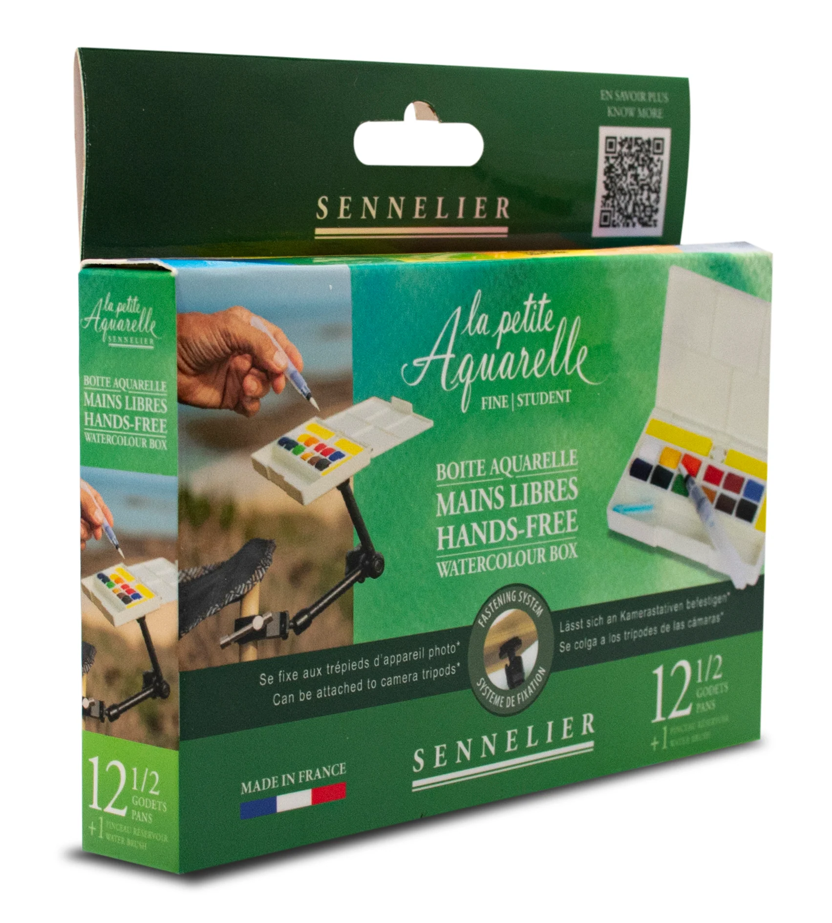 Boîte mains libres 12 1/2 godets "La Petite Aquarelle" - Image 2