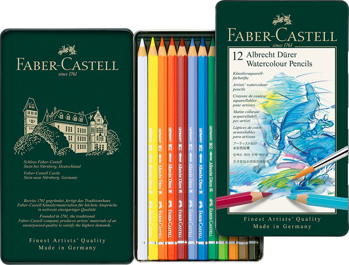 Boîte de 12 crayons aquarelle Albrecht-Dürer