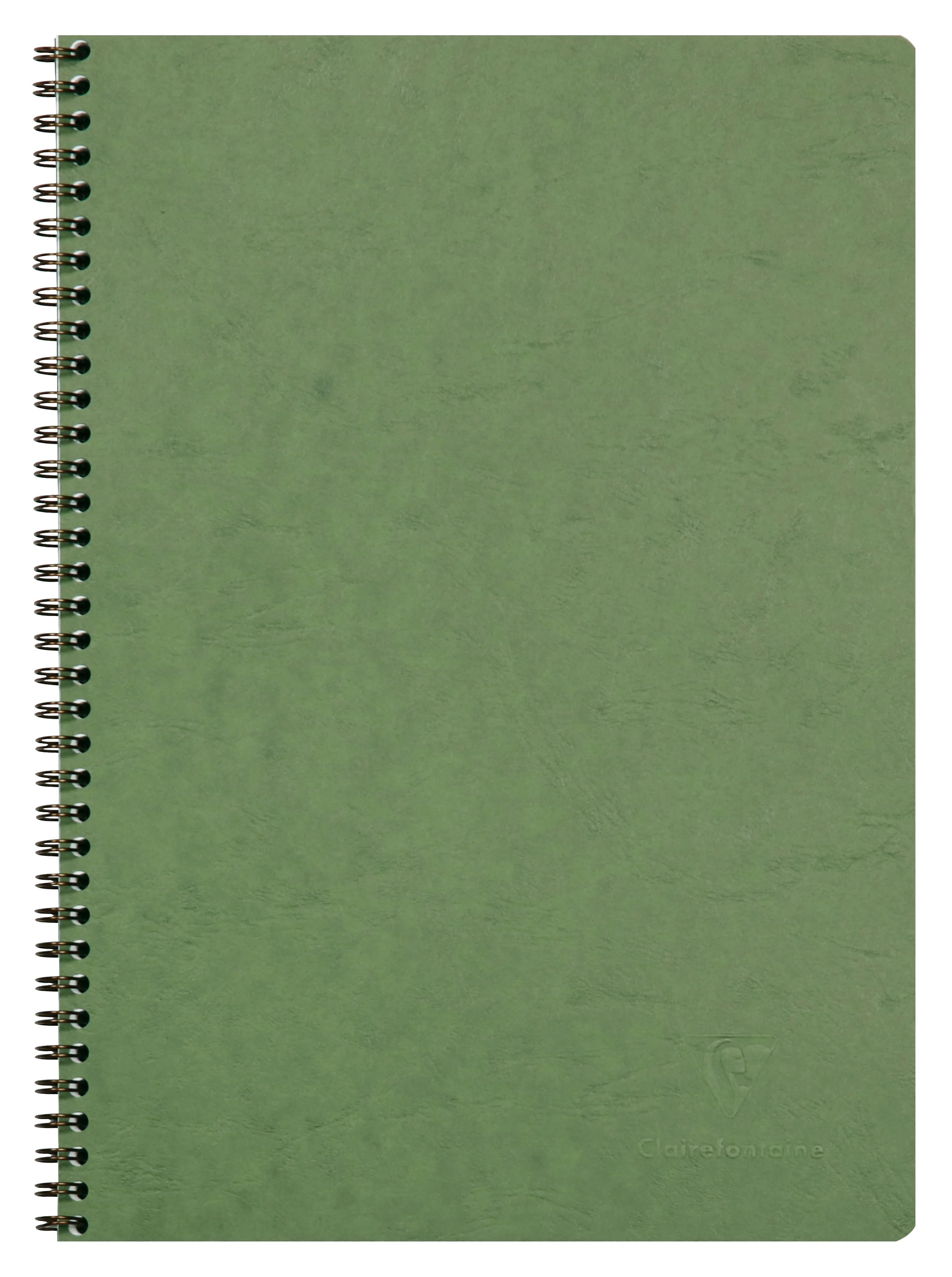 Cahier spiralé AGE BAG A4 100 pages petits carreaux 5x5 - Couverture verte