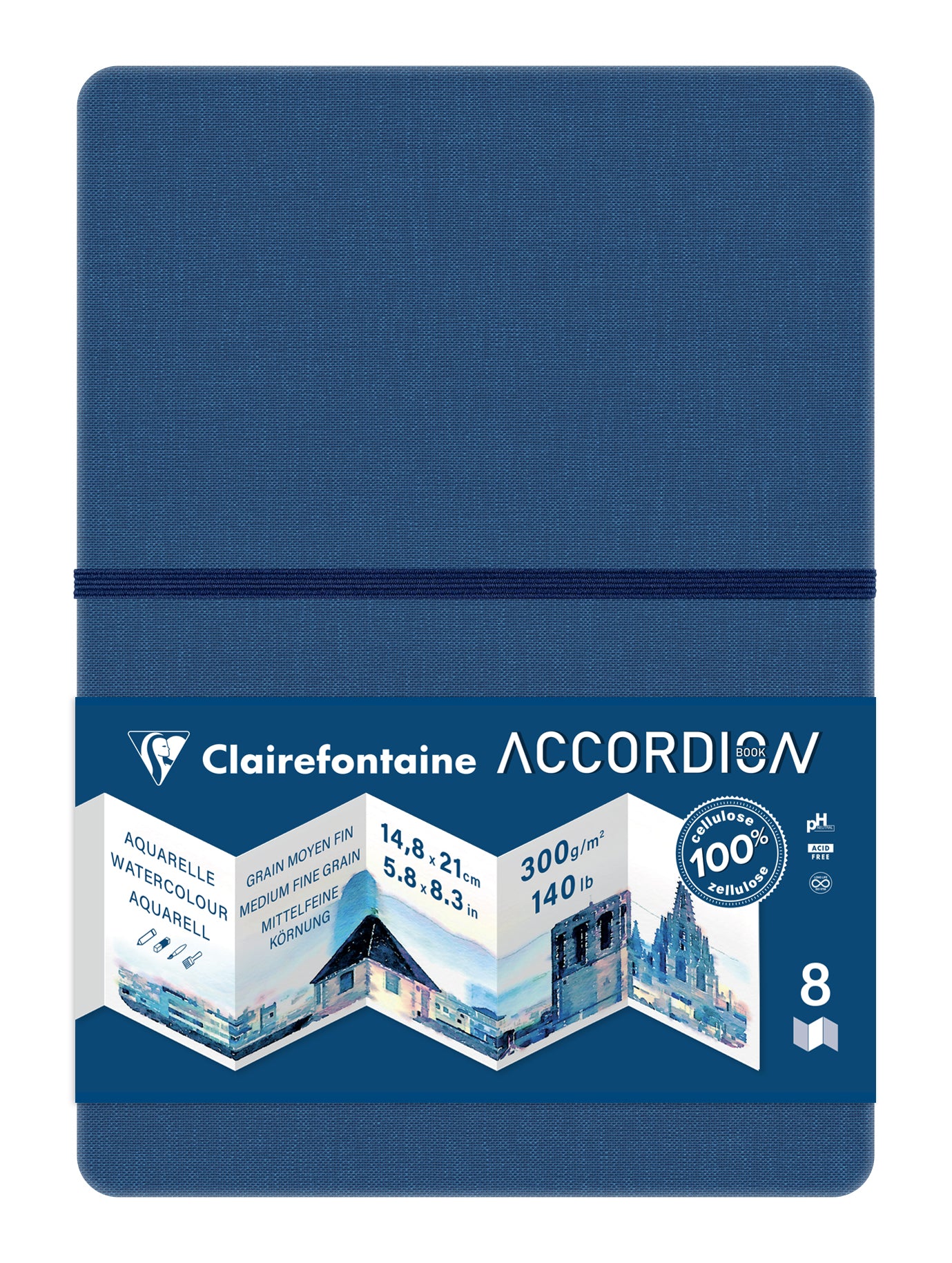 Carnet de voyage aquarelle Accordion - Image 3