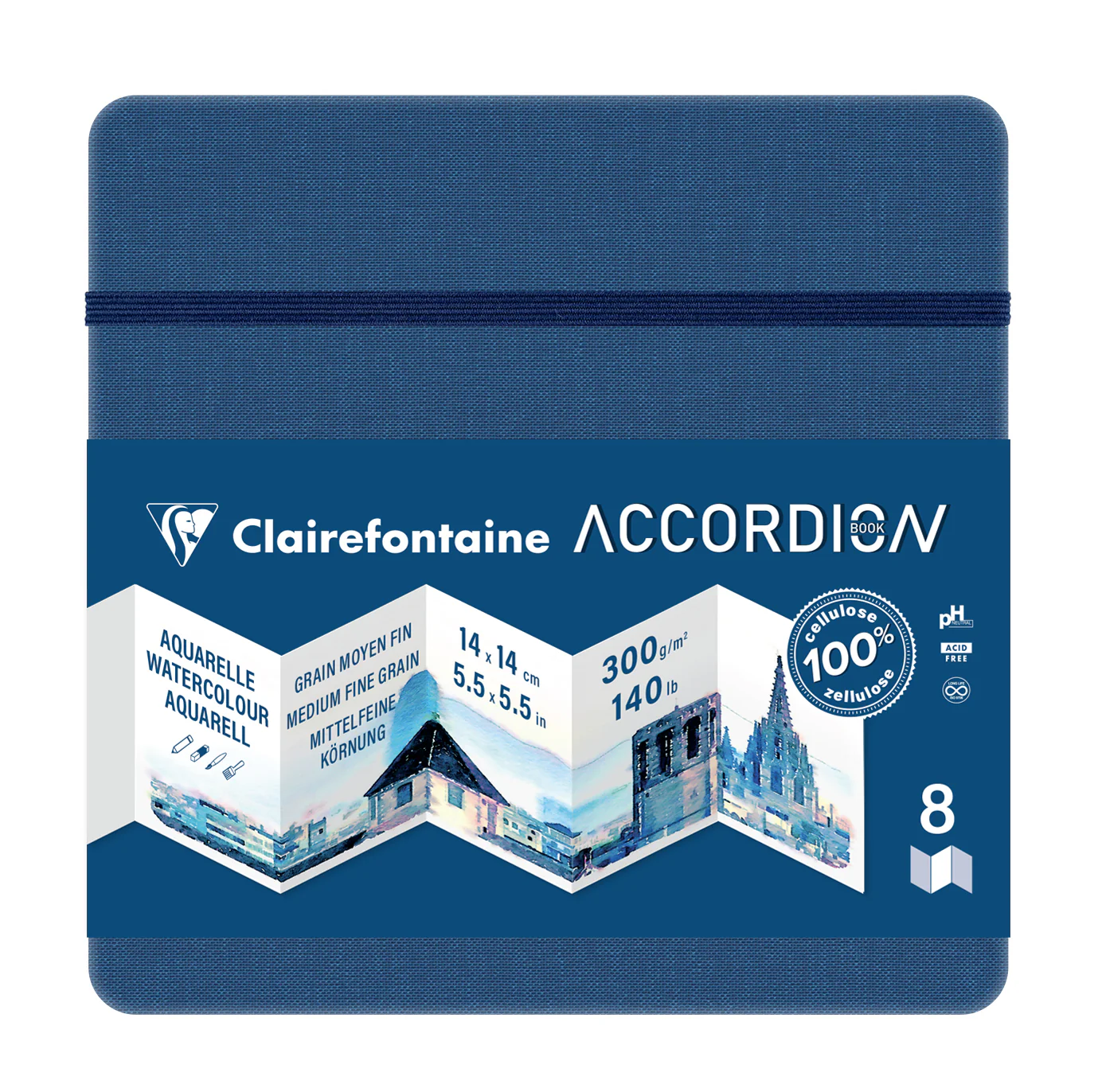 Carnet de voyage aquarelle Accordion - Image 4