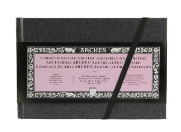 Carnet Arches 21 x 14 cm - 185gr/m² - 24 feuilles -Grain Satiné - Paysage - Canson