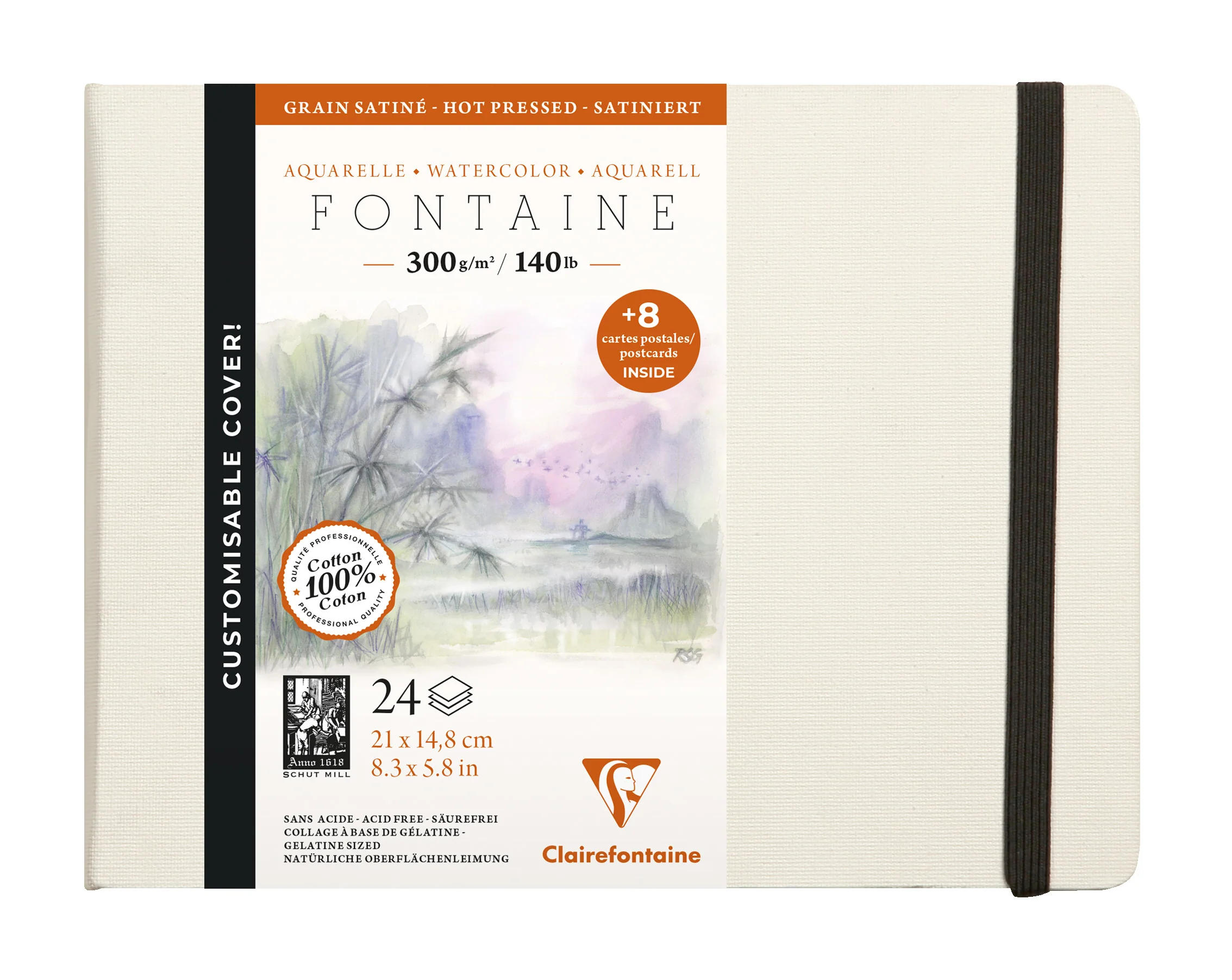Carnet de voyage aquarelle Fontaine - Image 5
