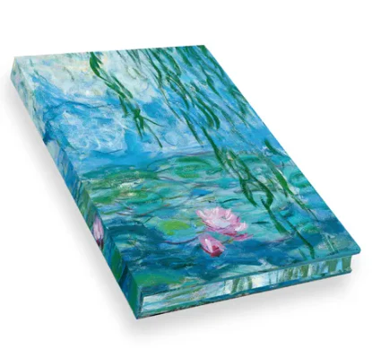 Carnet Hazan pleine toile - MONET Nymphéas