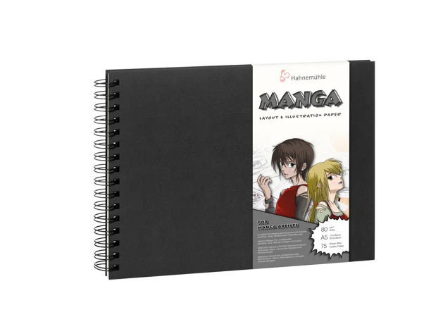 Carnet MANGA format Paysage 75 feuilles A5/A4 80gr/m²