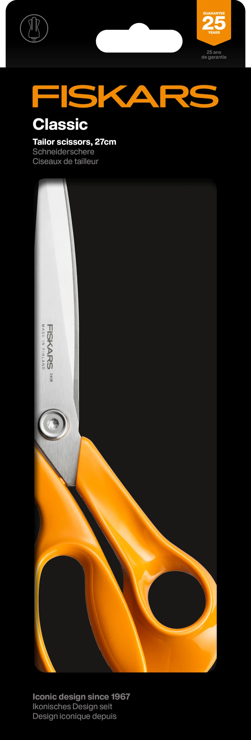 Classic ciseaux standards 27 cm - Pour droitiers - Image 3