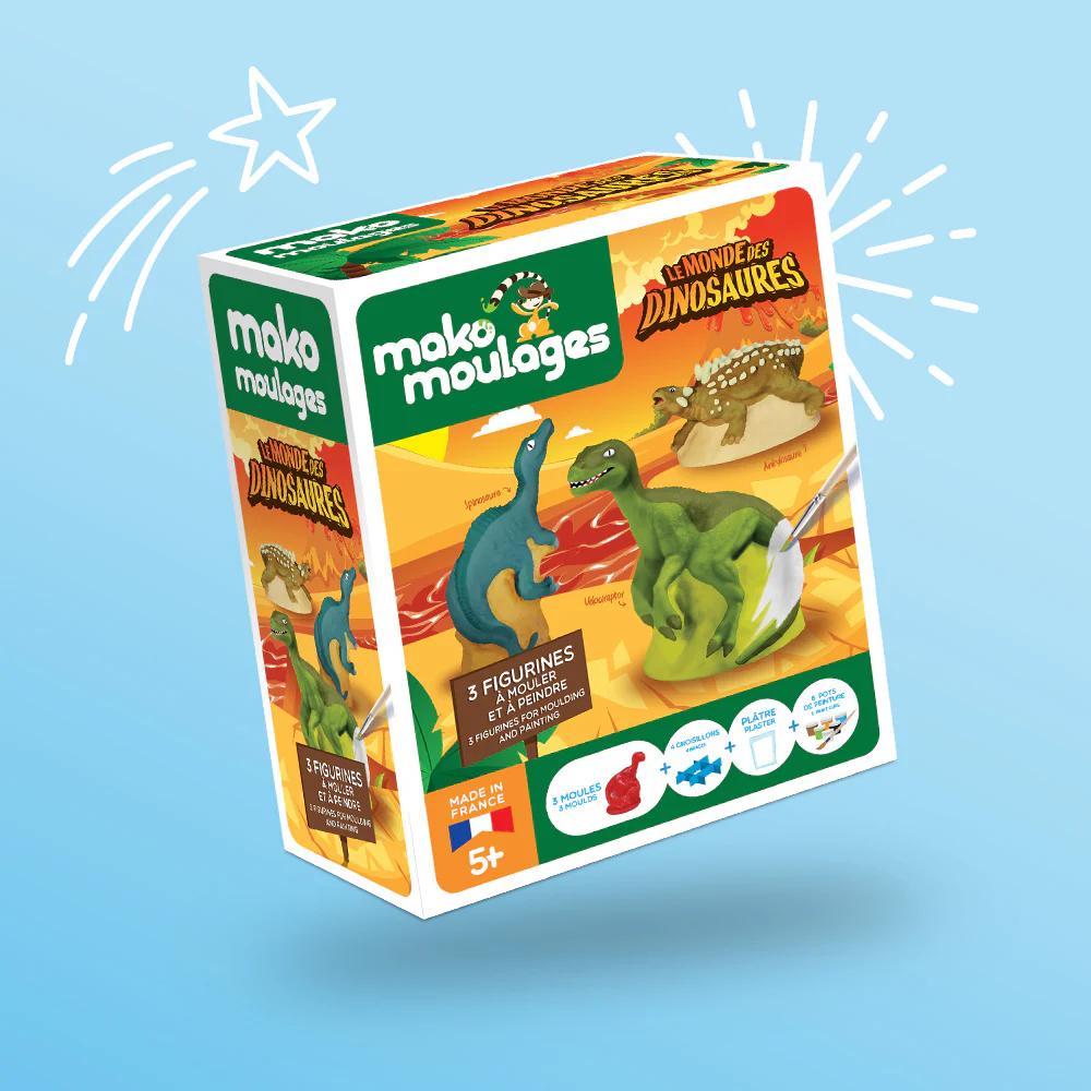 Coffret 3 moules Le Monde des Dinosaures - Image 2