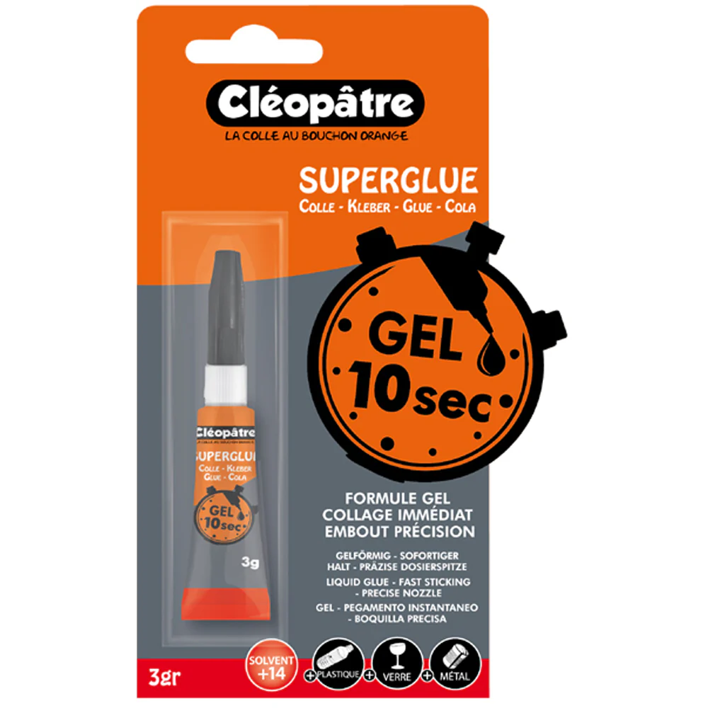 Colle super Glue Liquide ou Gel 3 g - Image 3