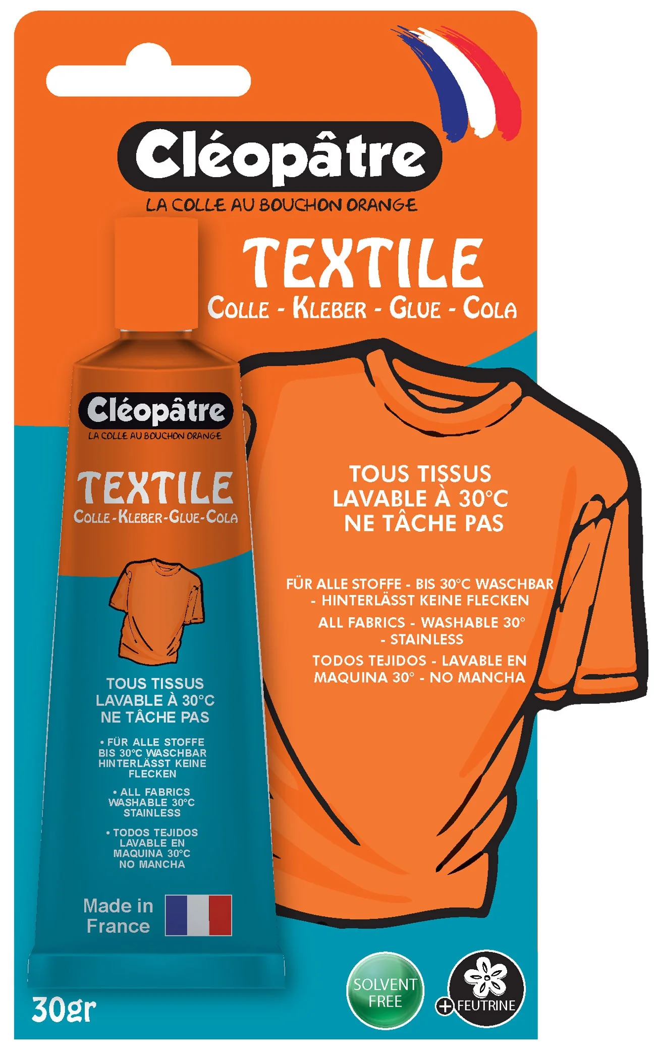 Colle tissu tube 30 gr