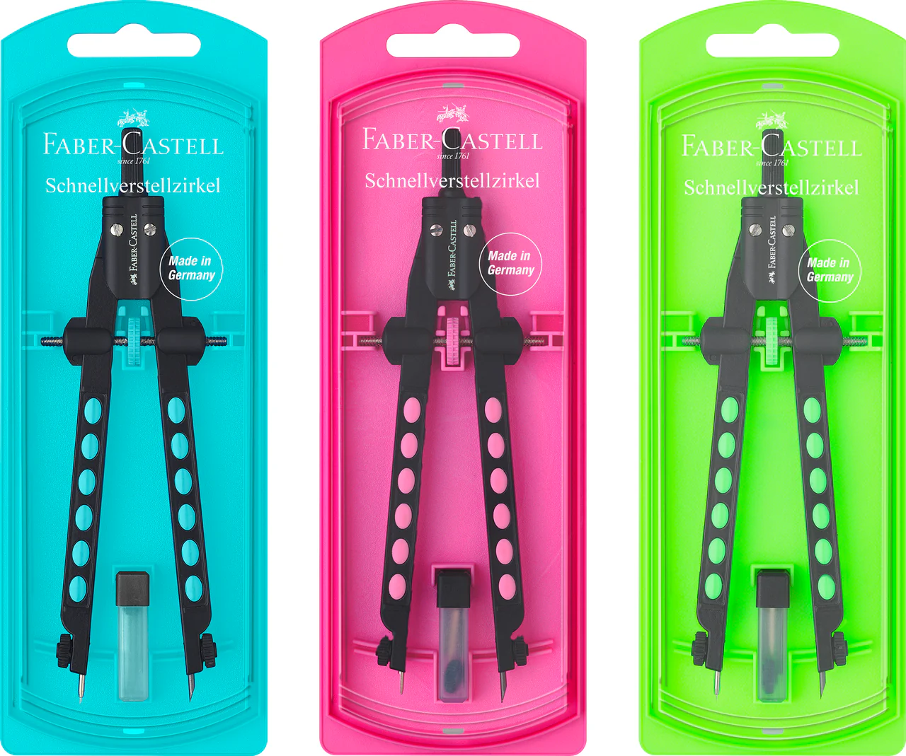 Compas à réglage Factory Neon - 3 coloris aléatoire