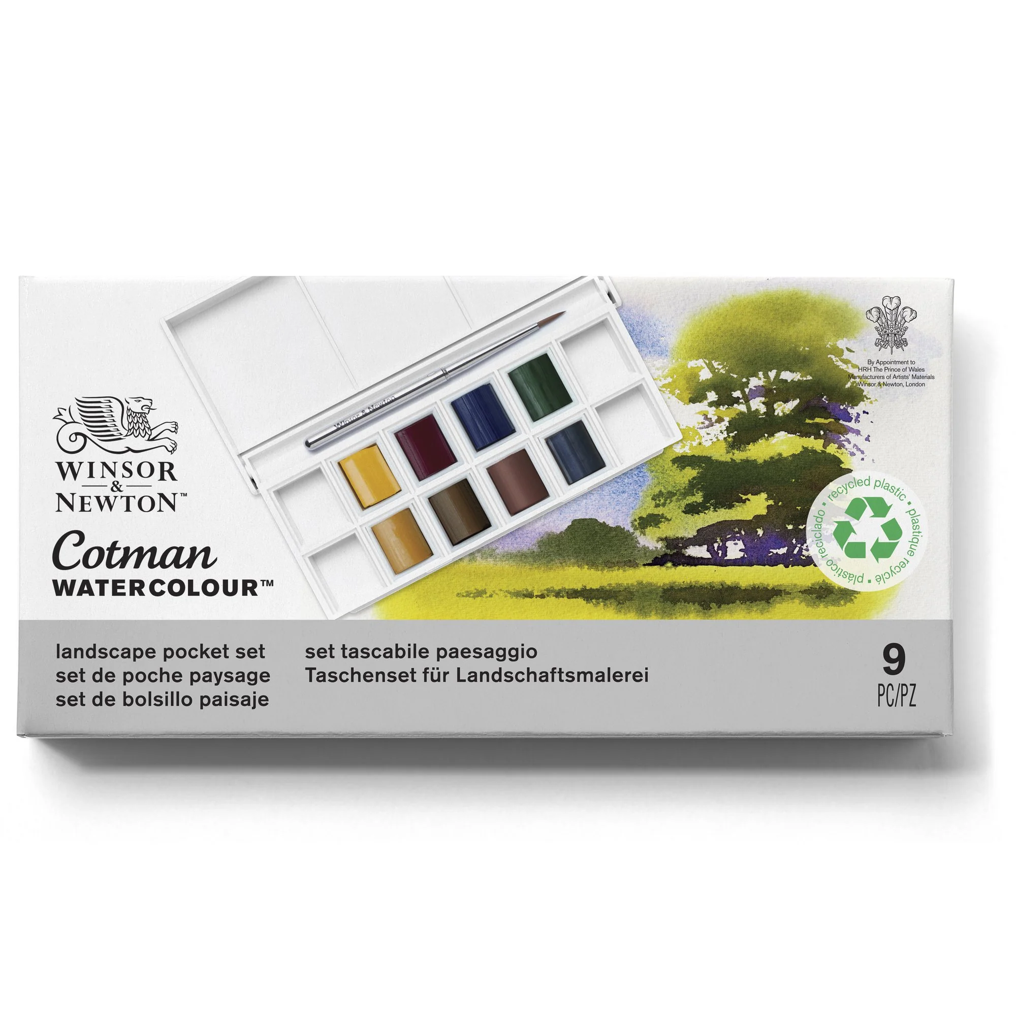 Peinture aquarelle Cotman Winsor & Newton 8 1/2 godets "Paysage" - Image 10