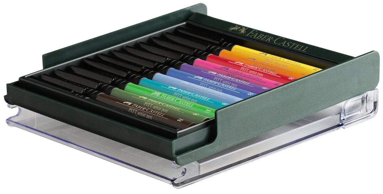 Boîte de 12 Feutres Pitt Artist pen Basic - Image 2