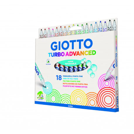 Boîte de 18 feutres Giotto Turbo Advances