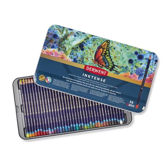 Boîte de 36 crayons aquarellables Inktense - Image 3