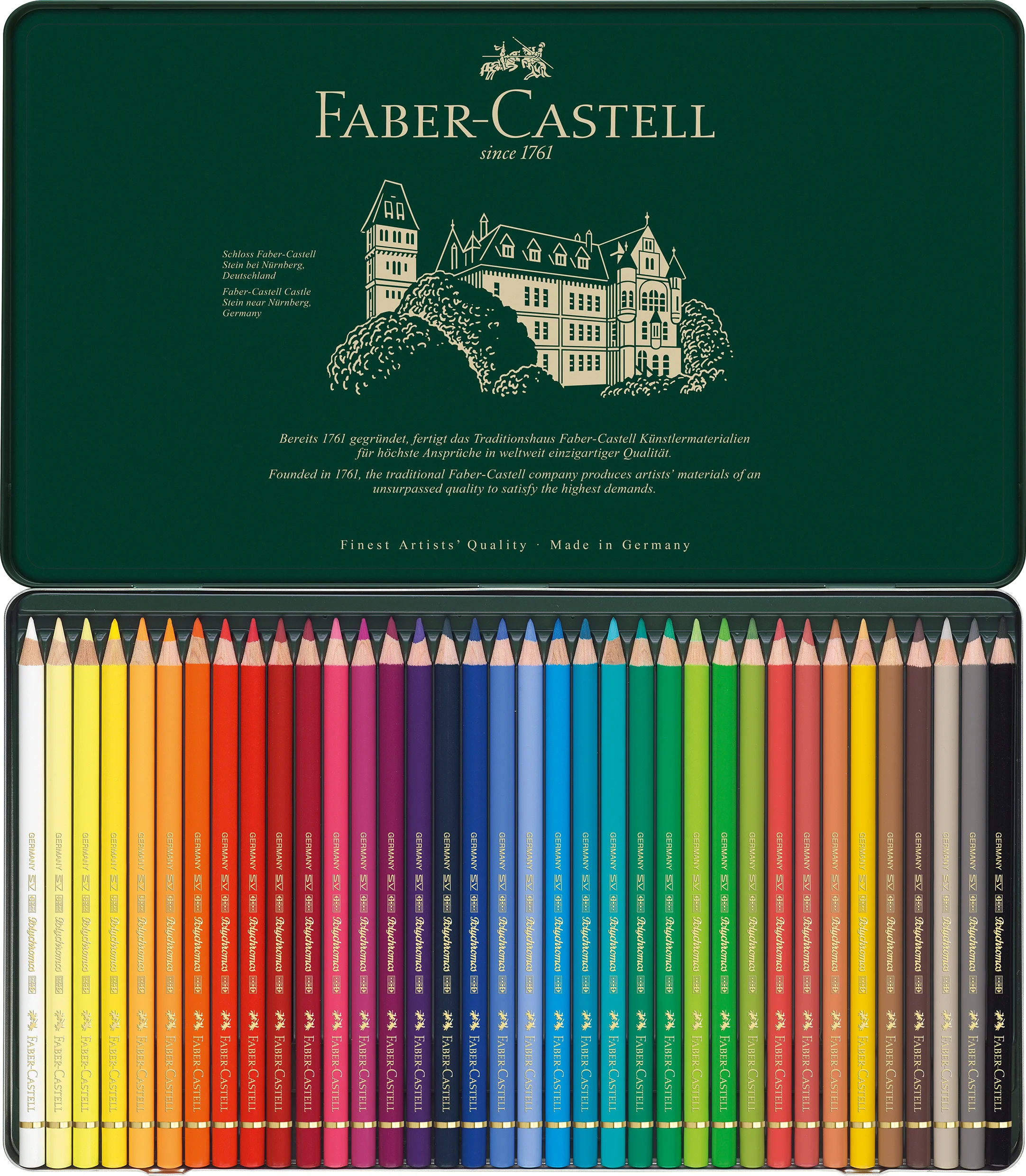 Boîte de 36 crayons de couleurs Polychromos - Image 2