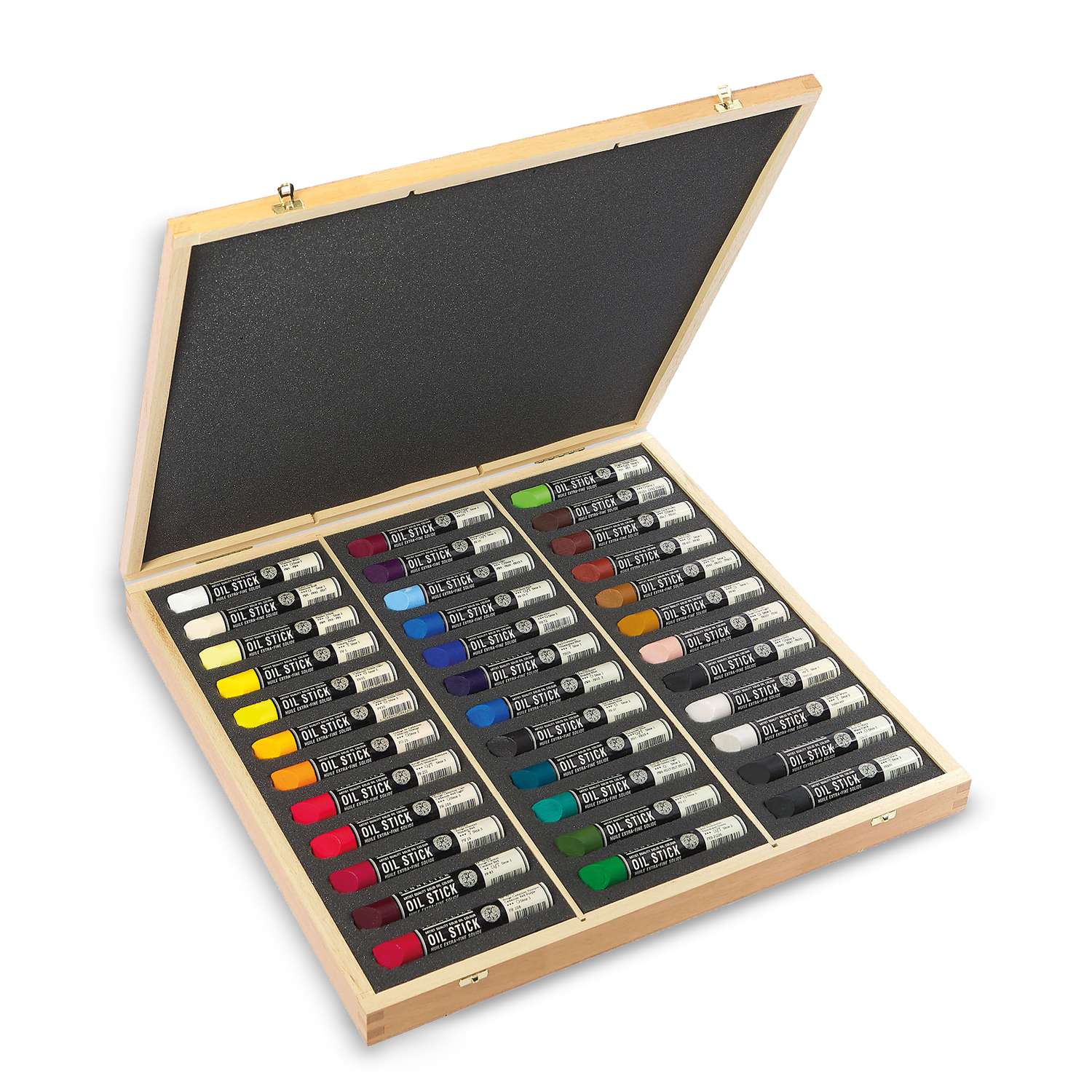Coffret bois 36 Oil Stick 38 ml couleurs assorties - Image 2