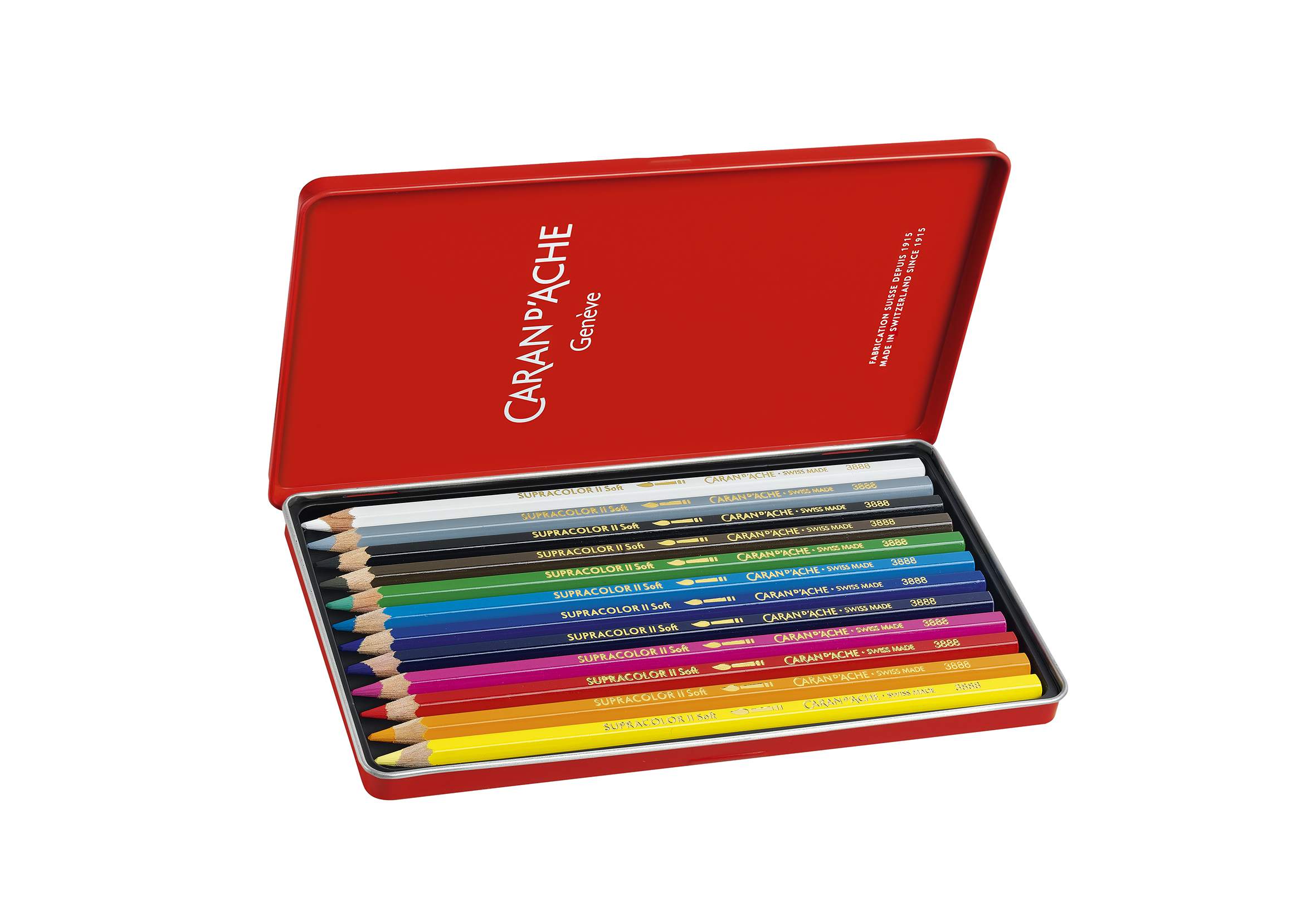 Boîte de 12 de crayons aquararelle Supracolor - Image 3