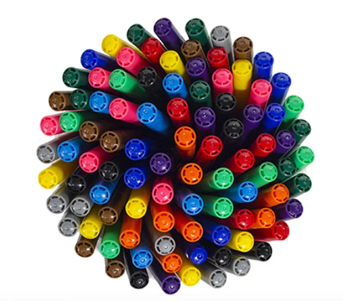 Pot 96 feutres Felt Pens couleurs assorties - Image 2