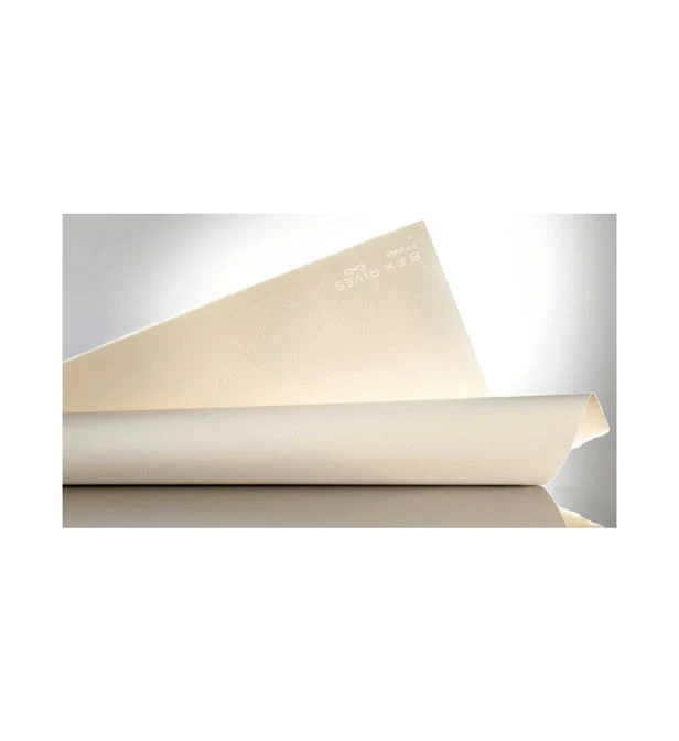 Feuille papier velin BFK Rives crème 280 g/m² 55,9 x 76,2 cm - Image 2