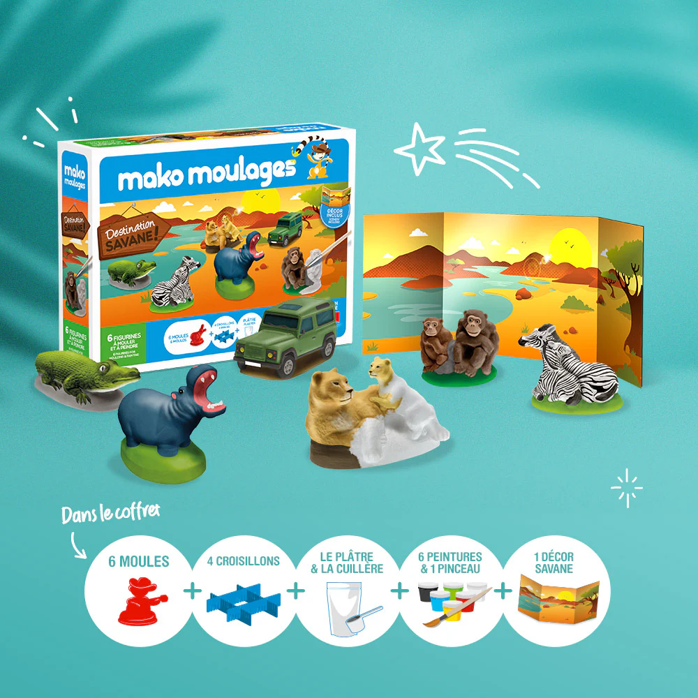 Kit moulage Destination savane - Image 2